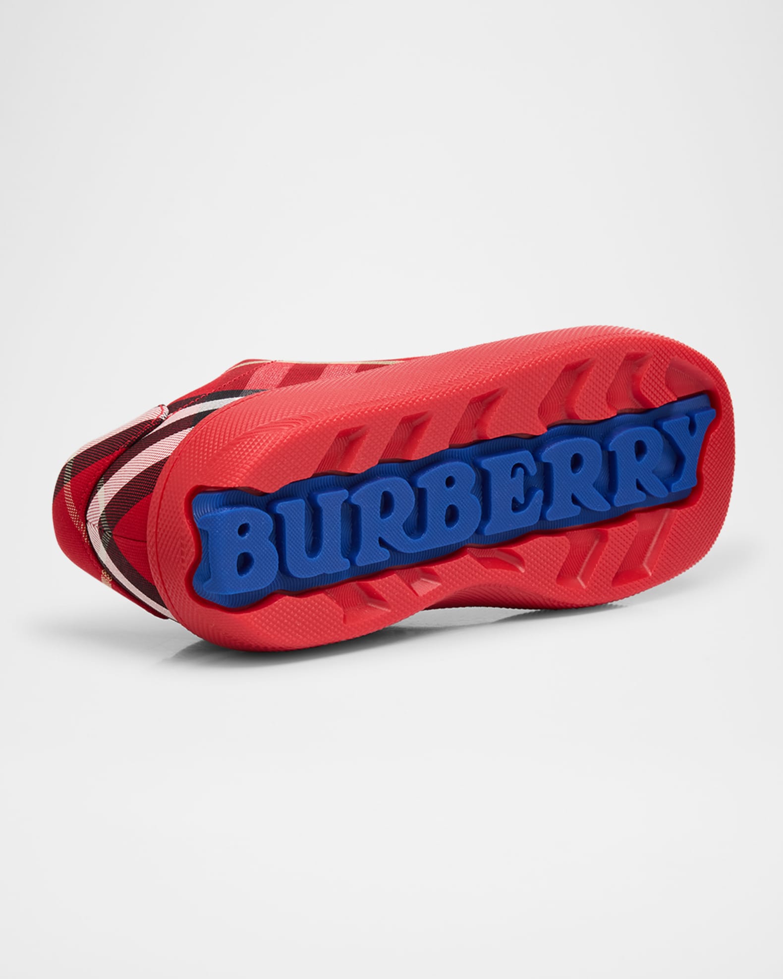 BURBERRY CHILDREN ノバチェック柄スニーカー　18.5 Burberry Boy's Cambridge Cotton Check Sneakers, Toddler/Kid