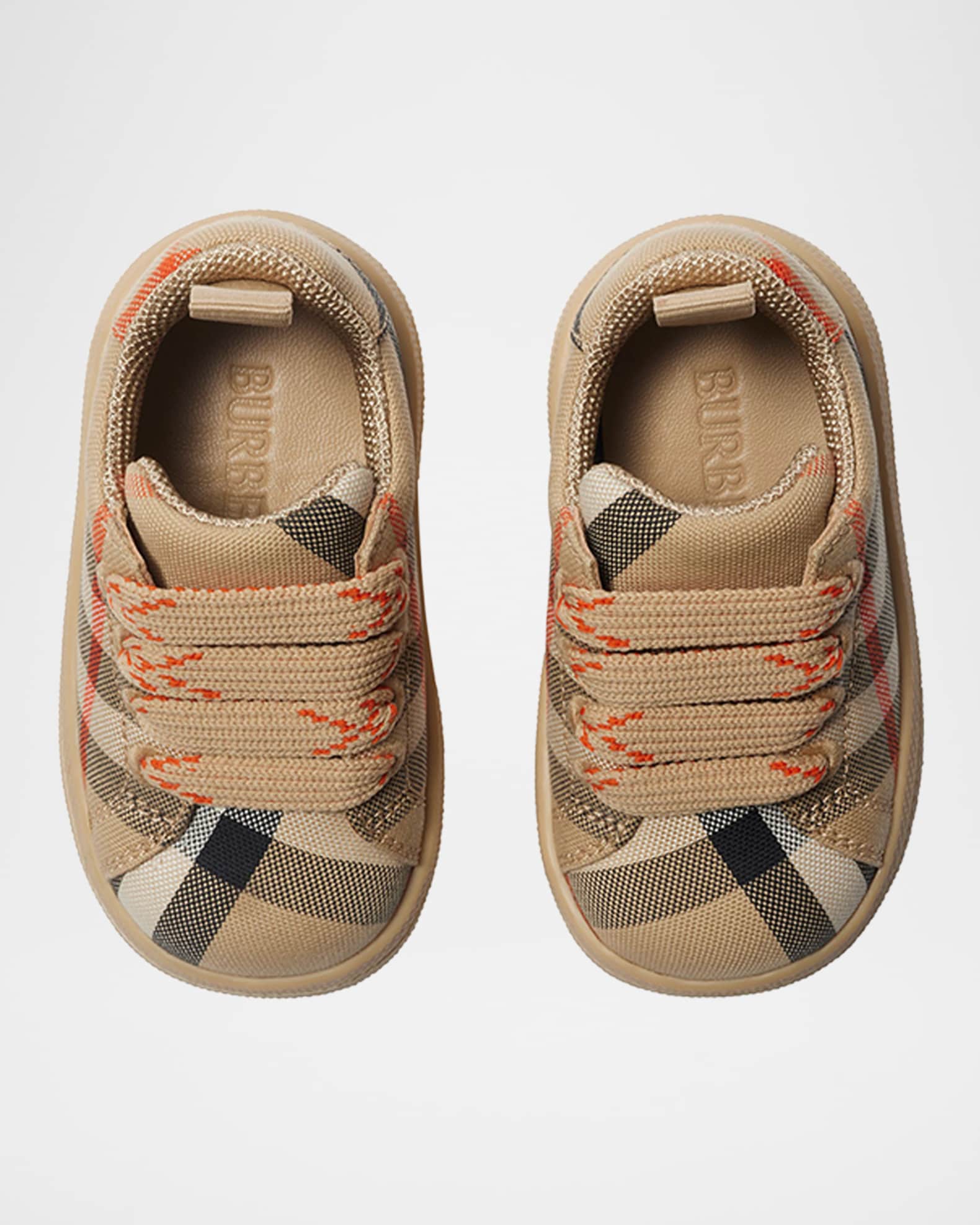 Kid's Cambridge Check Cotton Sneakers, Toddlers/Kids 1