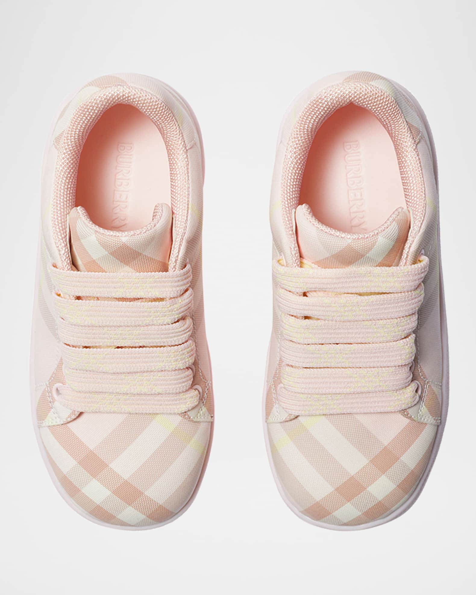 Burberry Girl's Cambridge Check Sneakers, Toddlers/Kids | Neiman