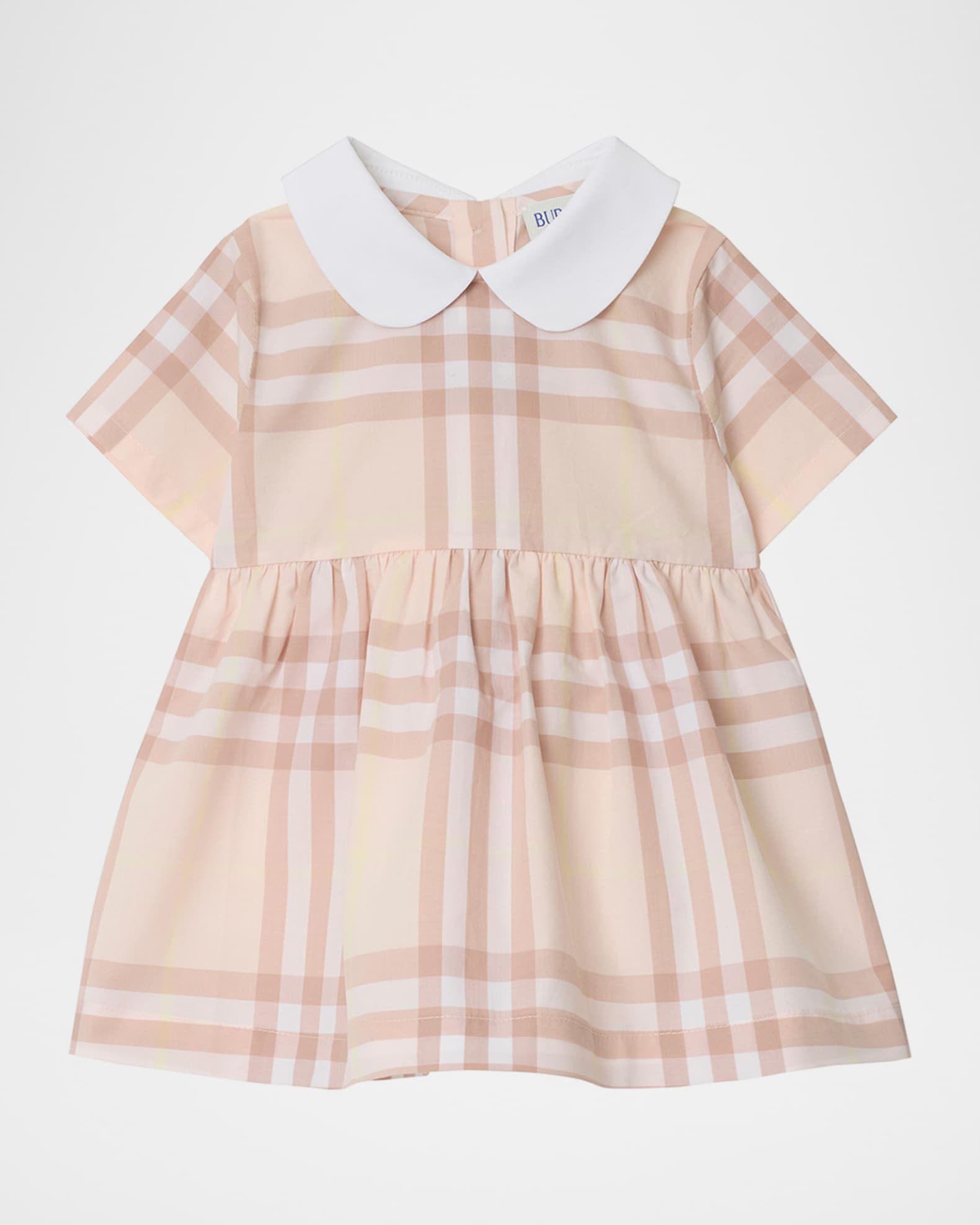Girl's Geraldine Cotton Poplin Check Dress & Bloomers, Size Newborn-18M 1