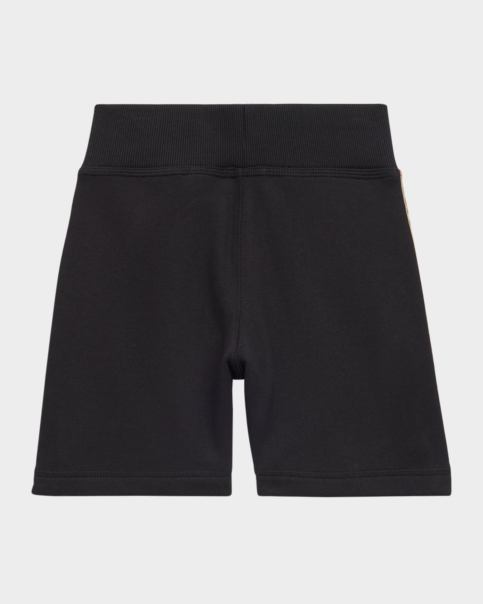 Burberry Check Trim Cotton Shorts | Neiman Marcus