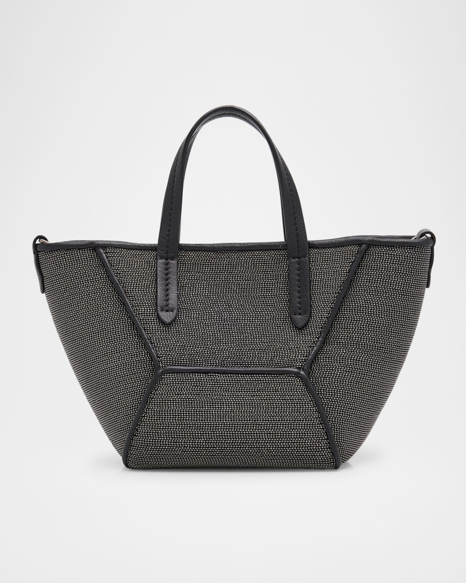 Duo All Over Monili Leather Mini Tote Bag 0