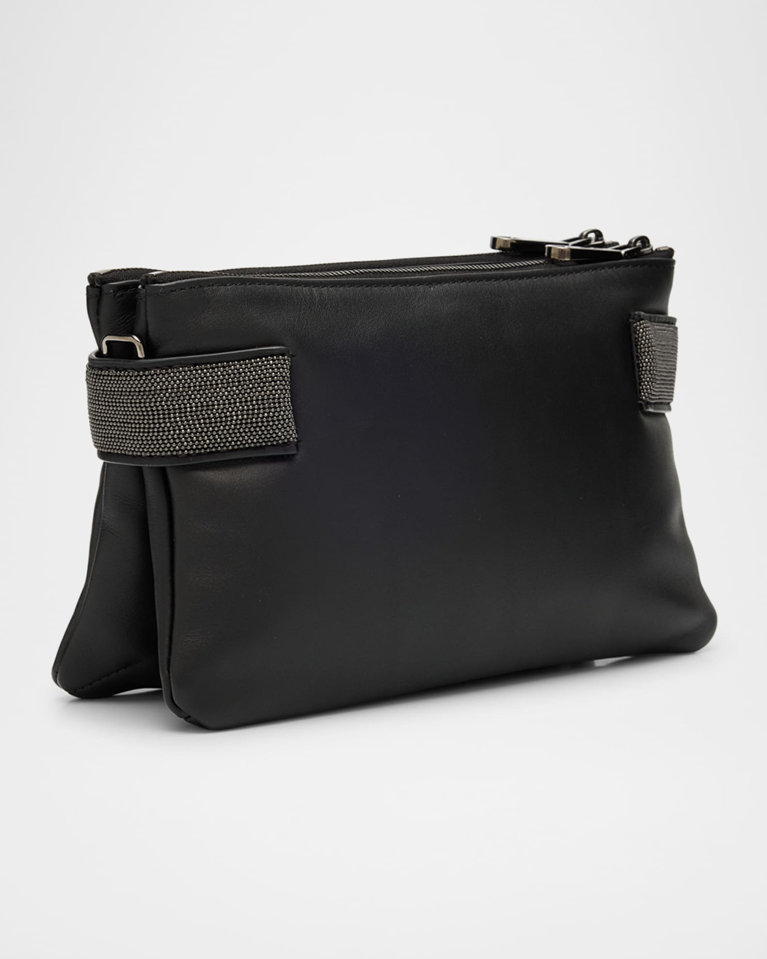 Brunello Cucinelli Essence Mini Leather Shoulder Bag | Neiman Marcus