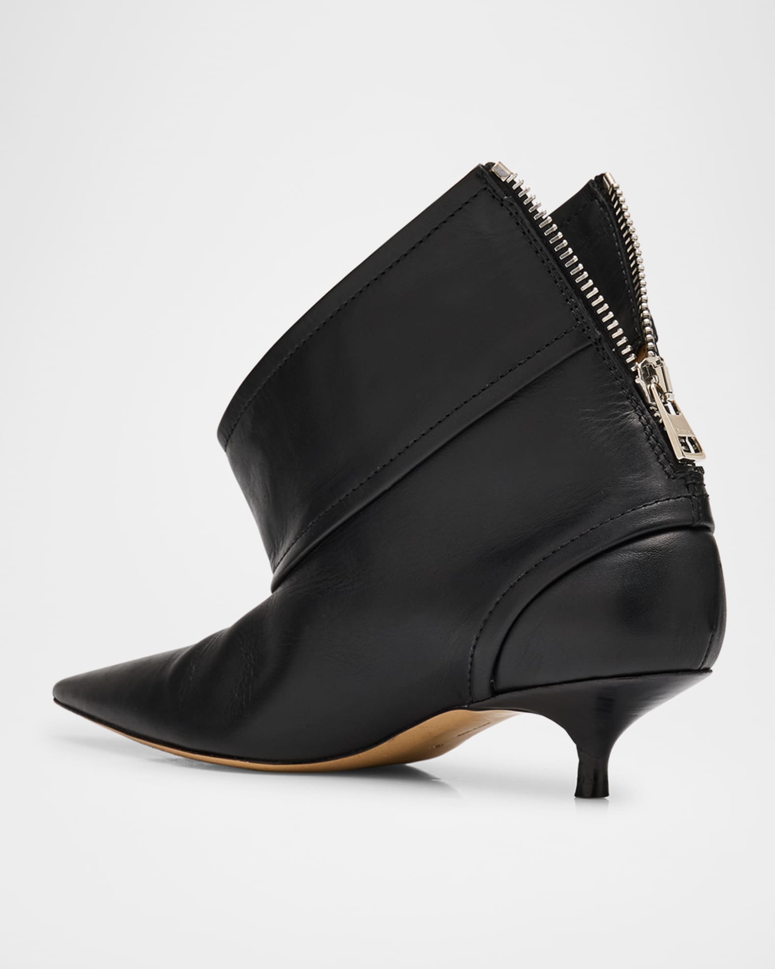 ブーツその他 J. W. Anderson Biker Kitten Boot JW Anderson Kitten Heel Biker Boots - Black – The Frankie Shop