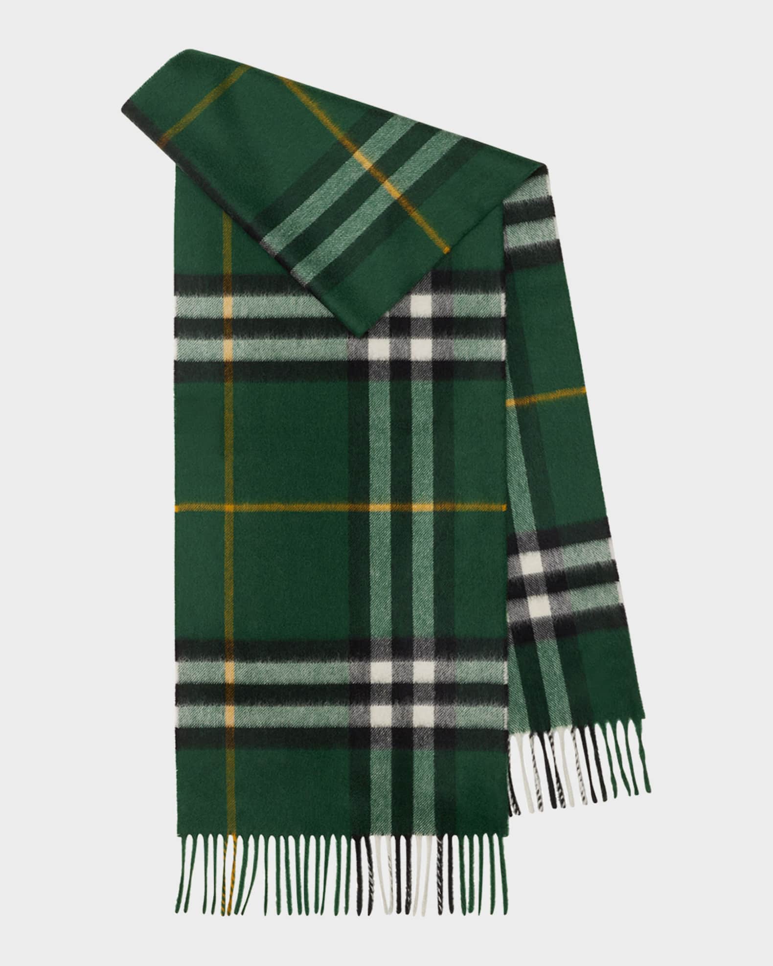 Burberry Giant Check Cashmere Scarf | Neiman Marcus