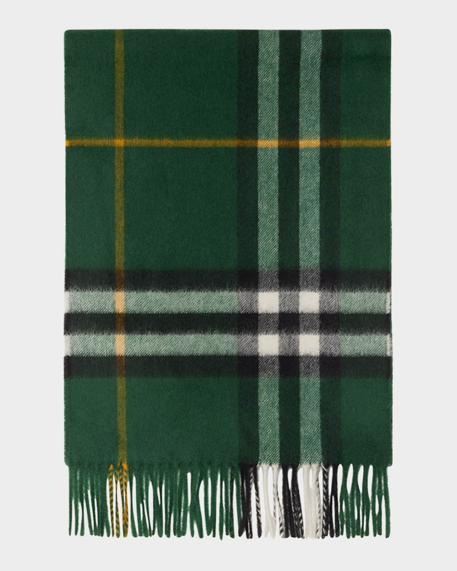 Burberry Giant Check Cashmere Scarf | Neiman Marcus