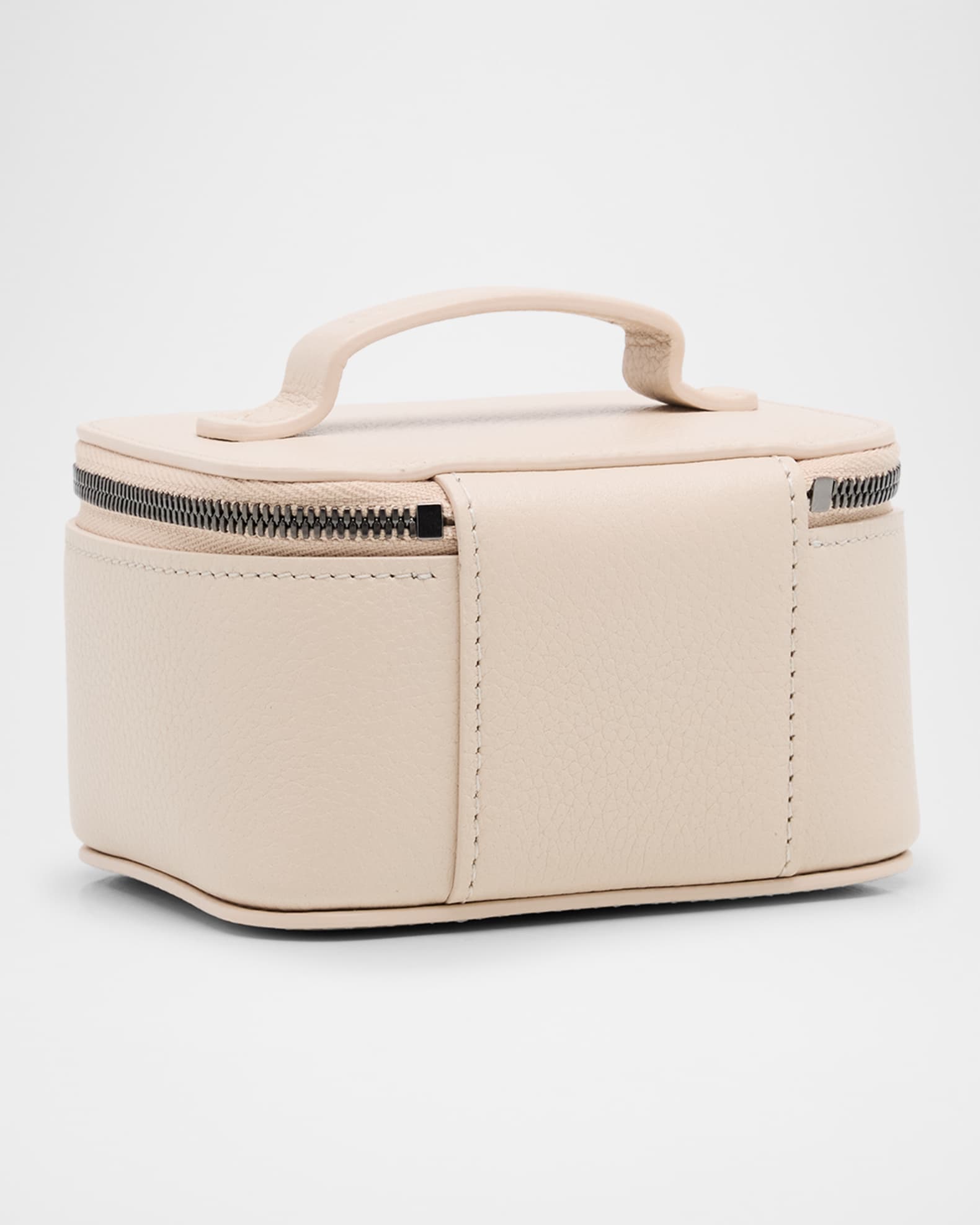 Brunello Cucinelli Small Grain Leather Jewelry Case | Neiman Marcus