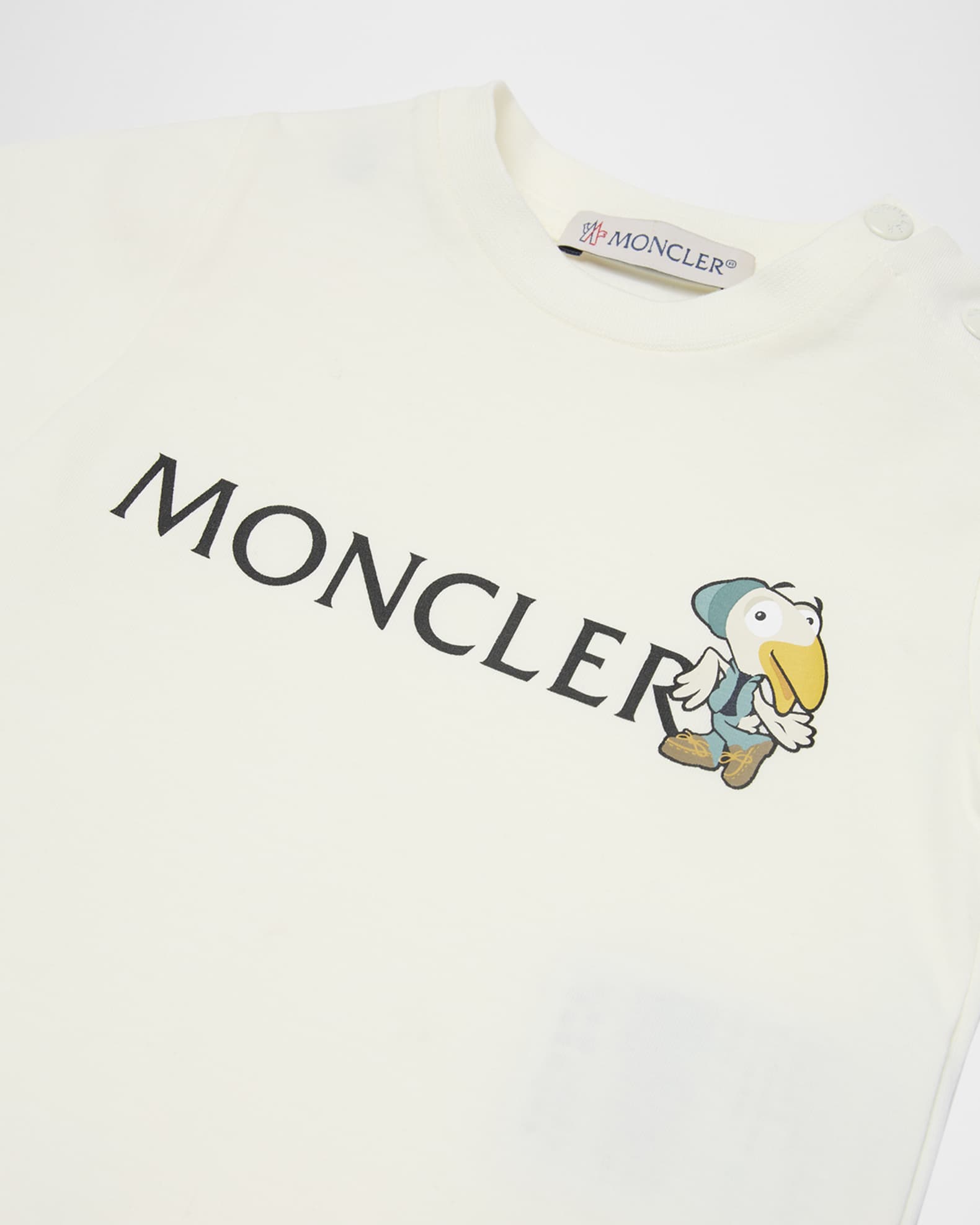 Moncler Boy's MonDuck Logo-Print Short-Sleeve T-Shirt, Size 3M-3