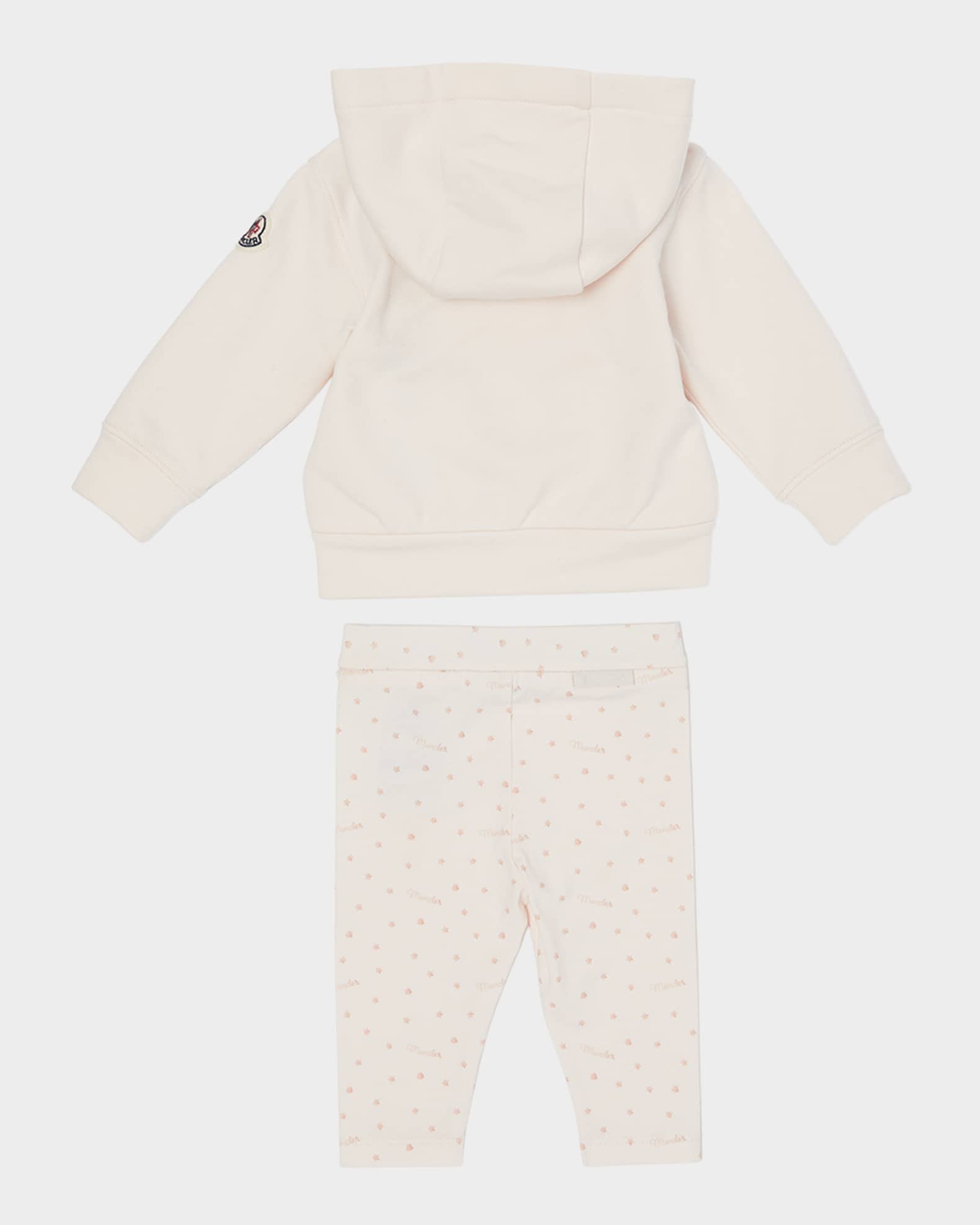 Girl's Hoodie & Star-Print Leggings, Size 1M-3 1