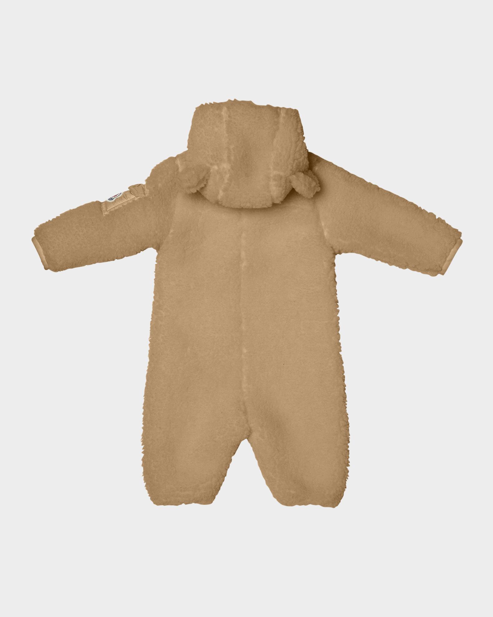 Moncler Boy's Teddy Ear Hood Zip-Front Romper, Size 1M-3 | Neiman
