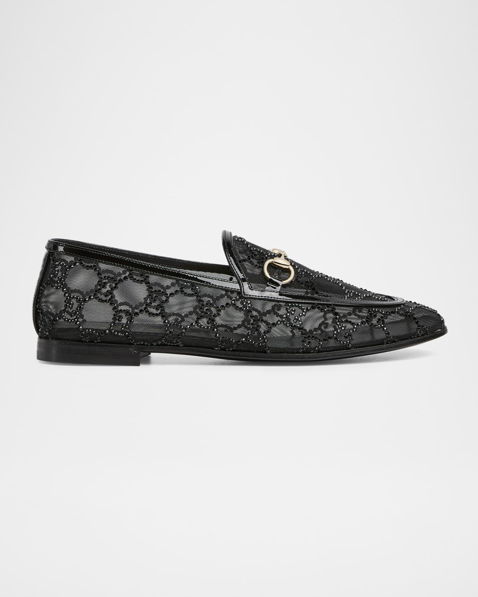 Mesh GG Crystal New Jordaan Loafers 0
