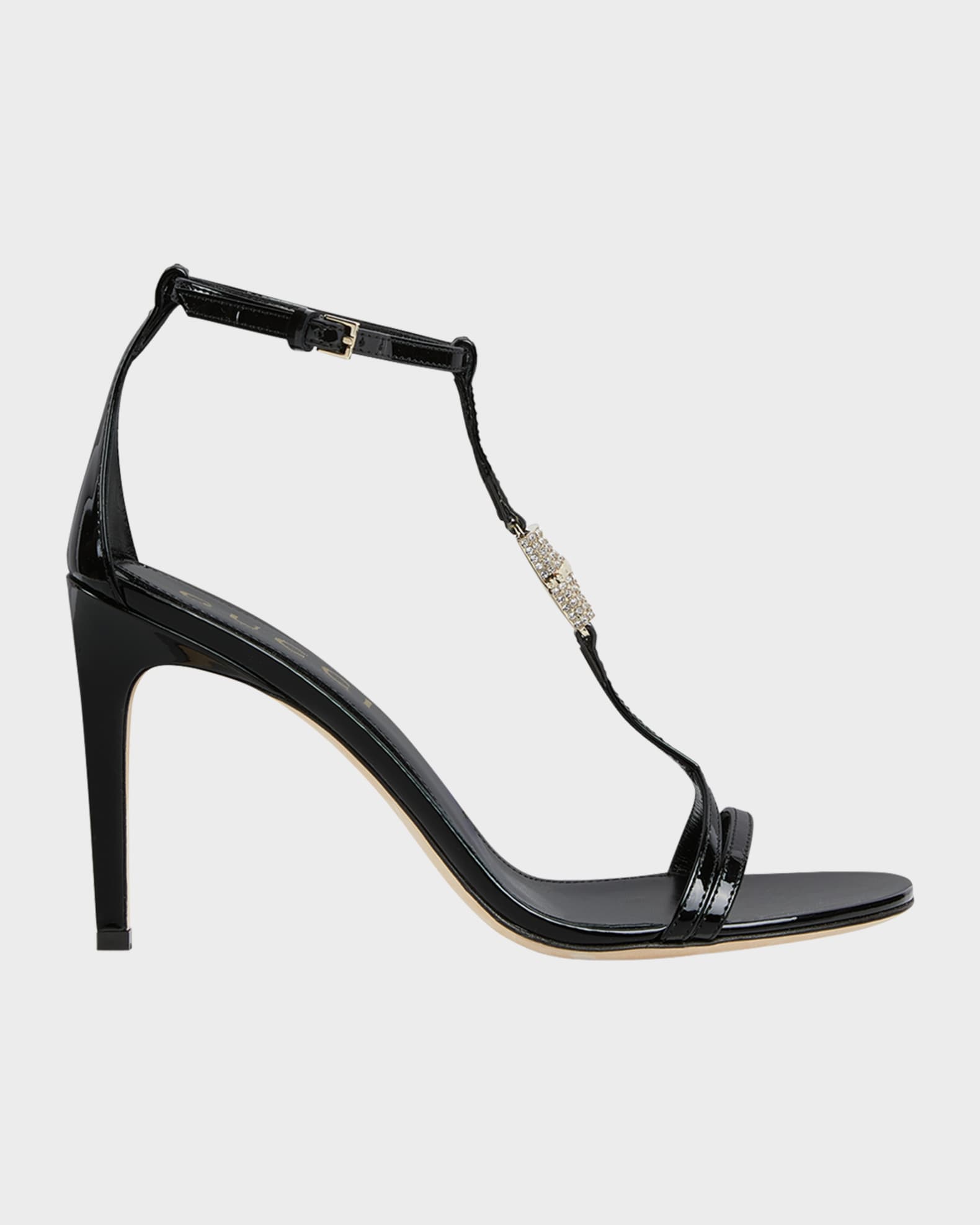 Gucci Vernice Crystal New Bamboo Sandals | Neiman Marcus