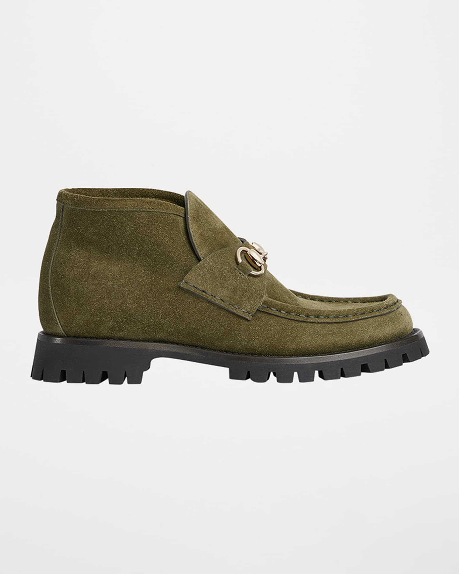 Sylke Suede Horsebit Booties 0