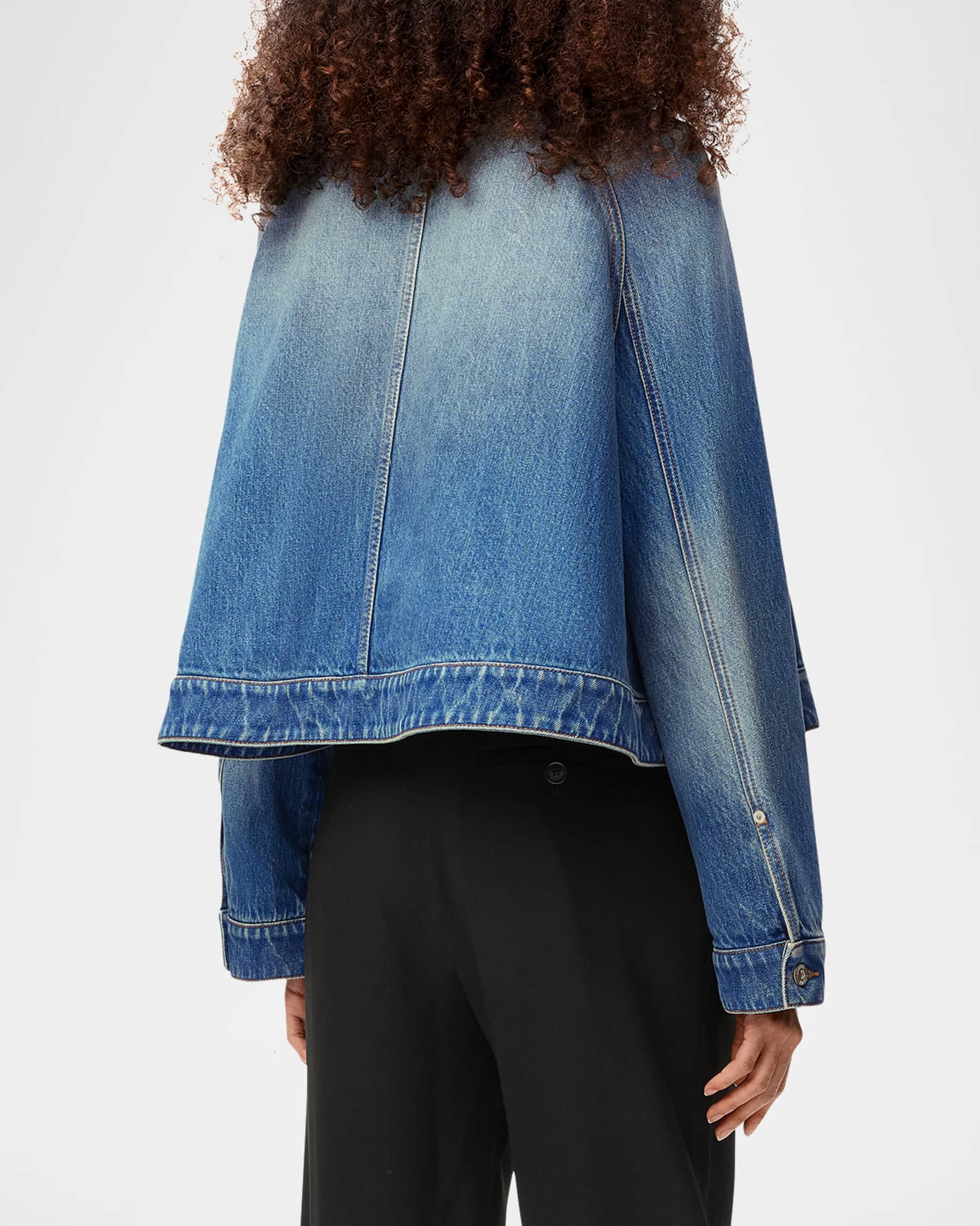 Loewe Denim Trapeze Jacket | Neiman Marcus
