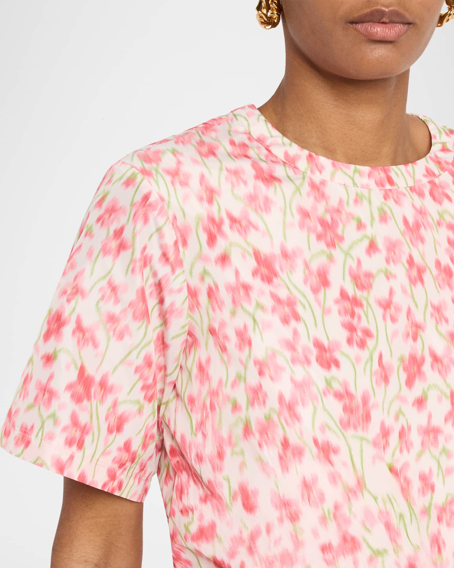 【LOEWE】フローラルプリント スリムフィット ドレス Loewe Floral Printed Mesh Tube Dress | Neiman Marcus