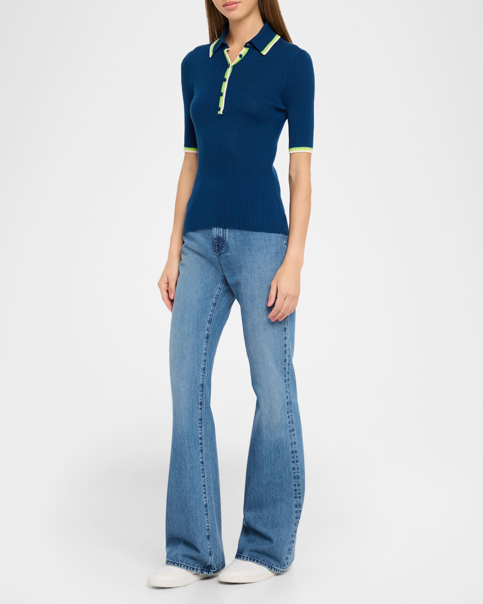 Willa High-Rise Bootcut-Leg Jeans 1
