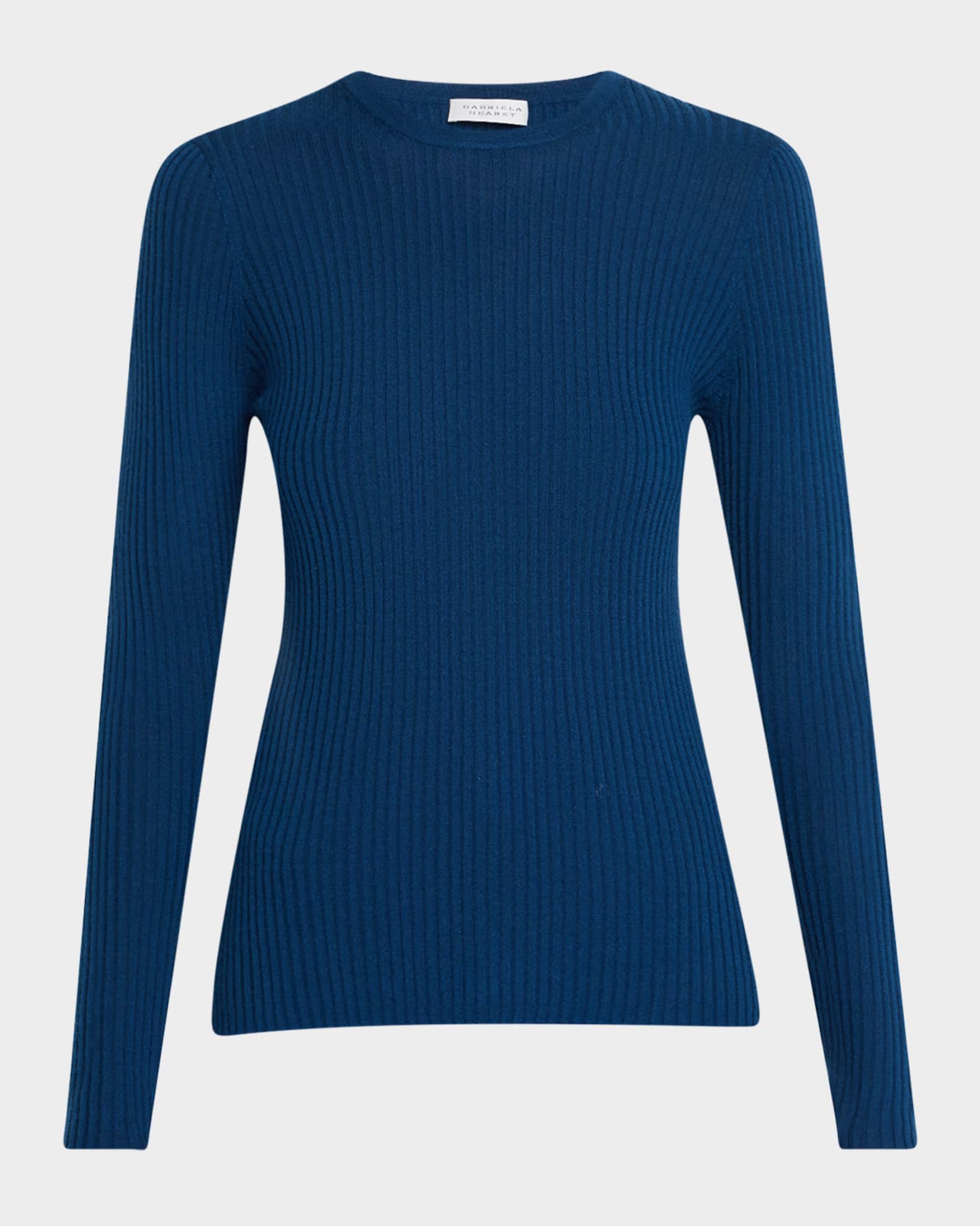 Browning Long-Sleeve Cashmere-Silk Top 0