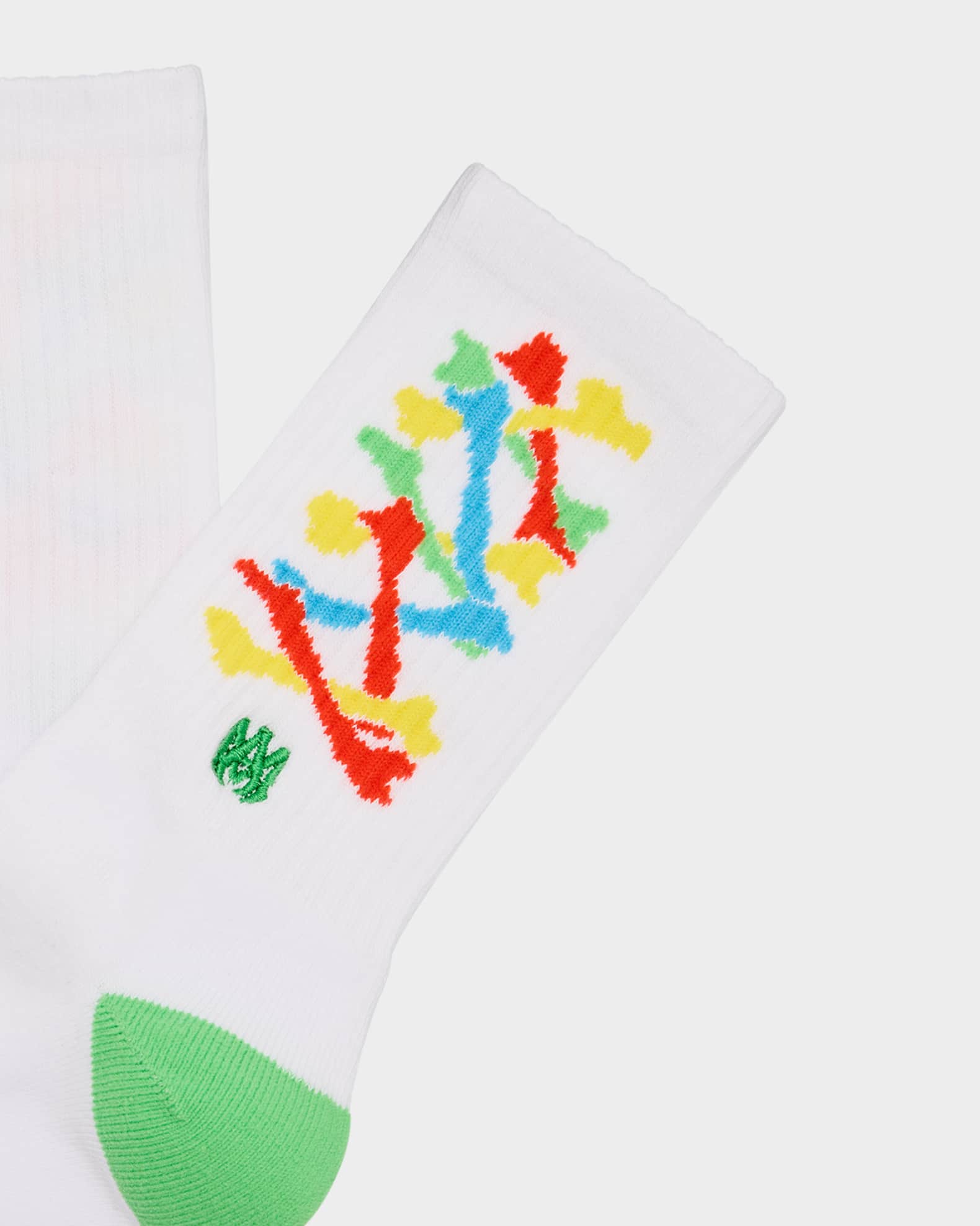 Kid's Stacked Bones Crew Socks, Size S-L 1