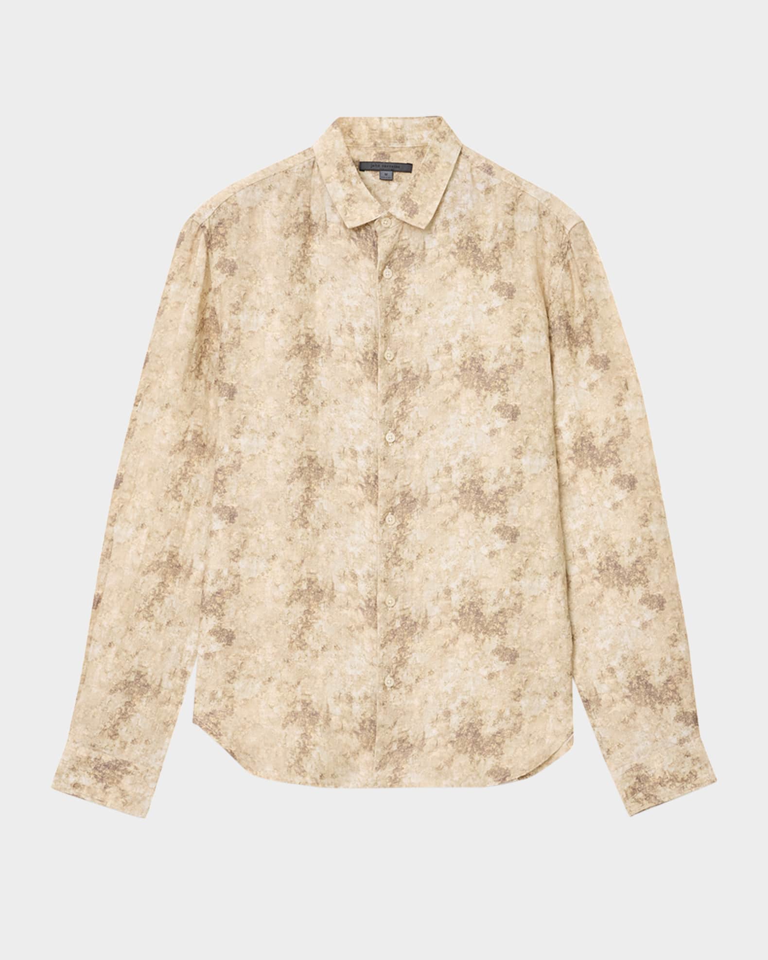 Men's Luca Linen Abstract Sport Shirt 0
