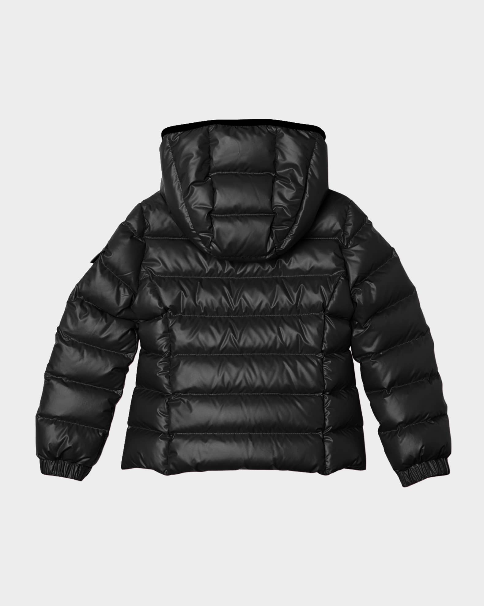 Girl's Bady Short Hooded Down Puffer Jacket, Size 4-14 1