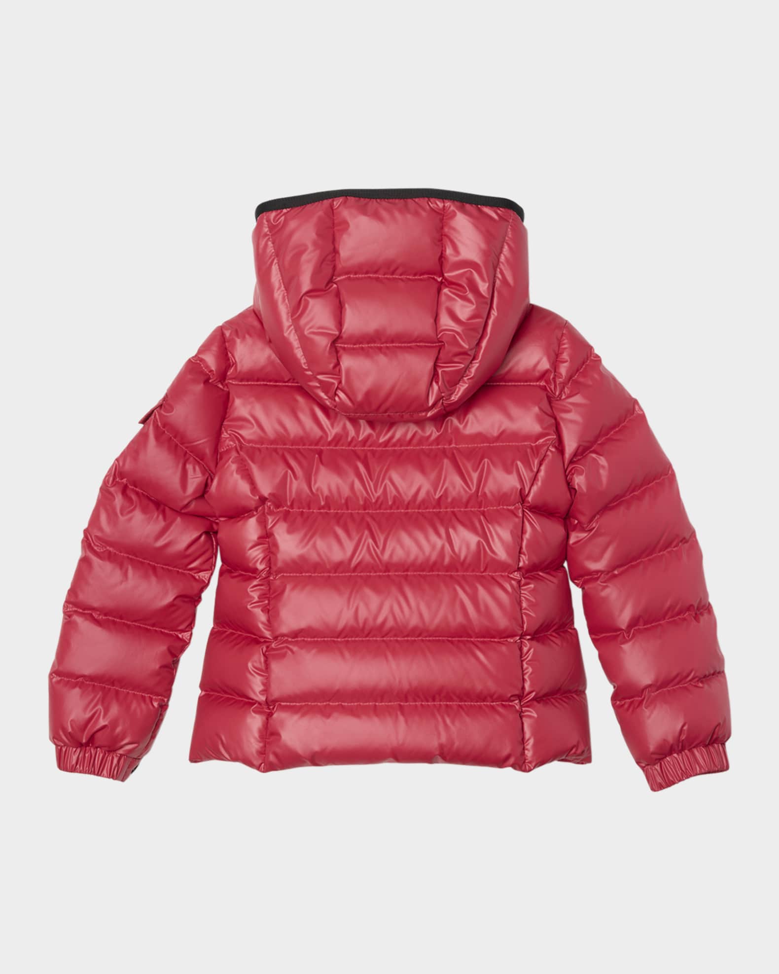 Girl's Bady Short Hooded Down Puffer Jacket, Size 4-14 1