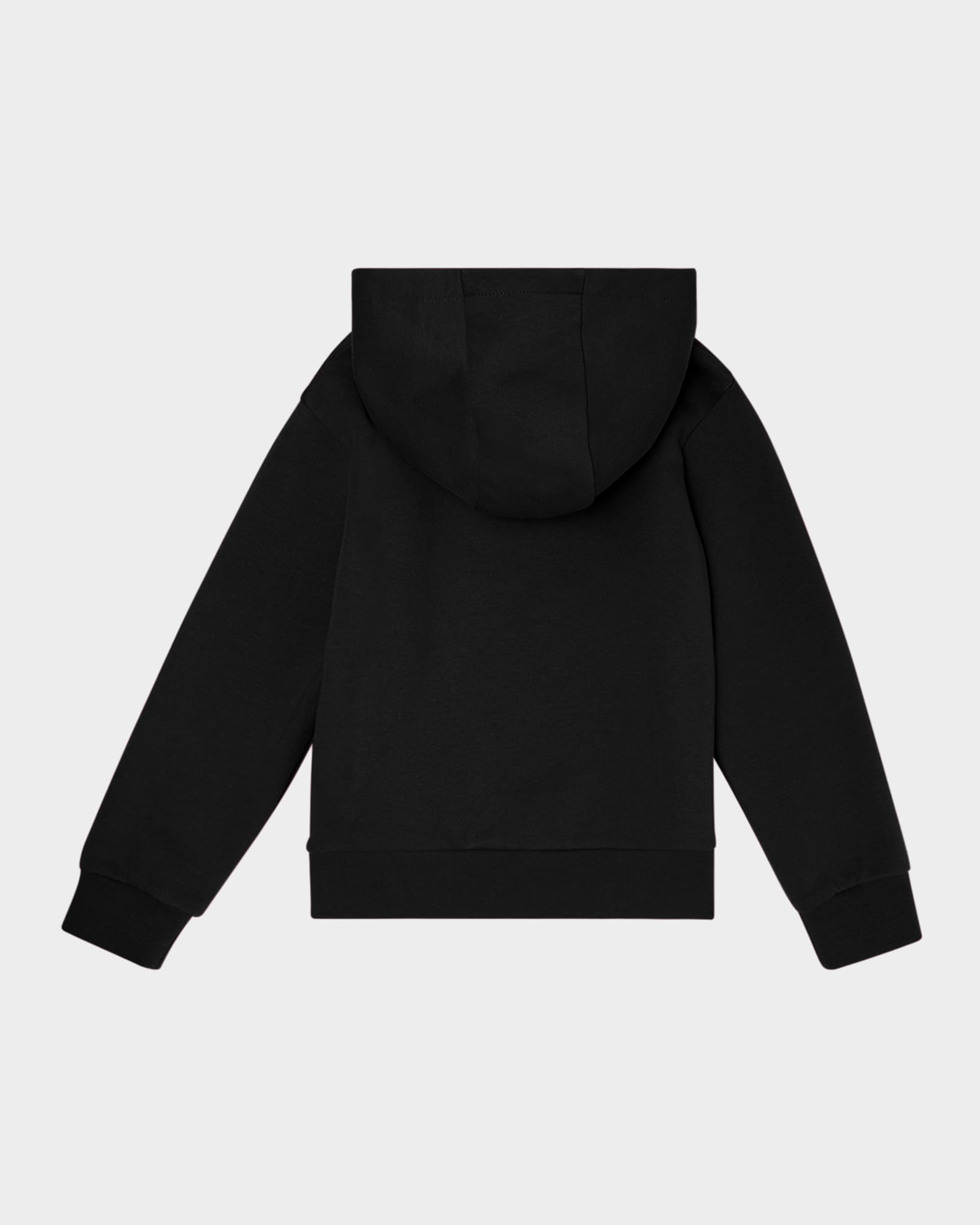 Moncler Girl's Embroidered Logo Patch Hoodie, Size 12-14 | Neiman