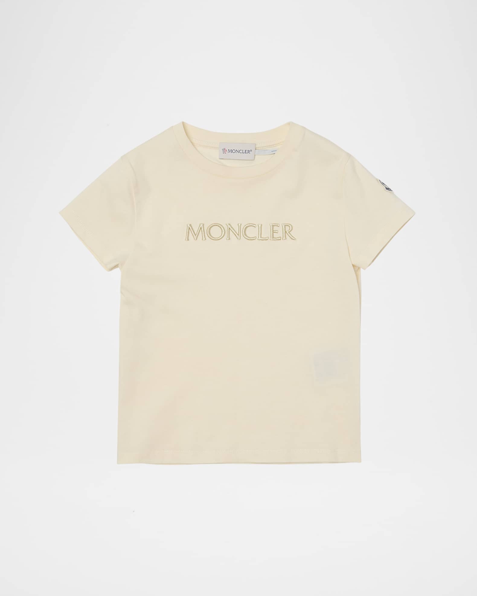 Girl's Tonal Embroidered Logo Short-Sleeve T-Shirt, Size 12-14 0