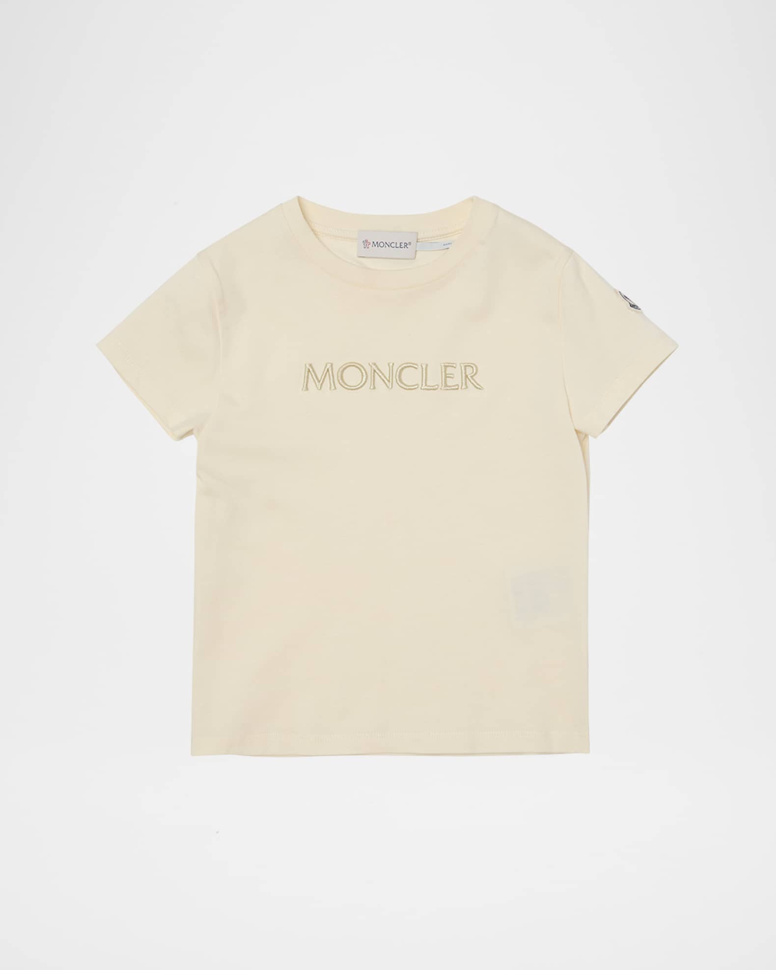 Girl's Tonal Logo Embroidery Short-Sleeve T-Shirt, Size 4-6 0