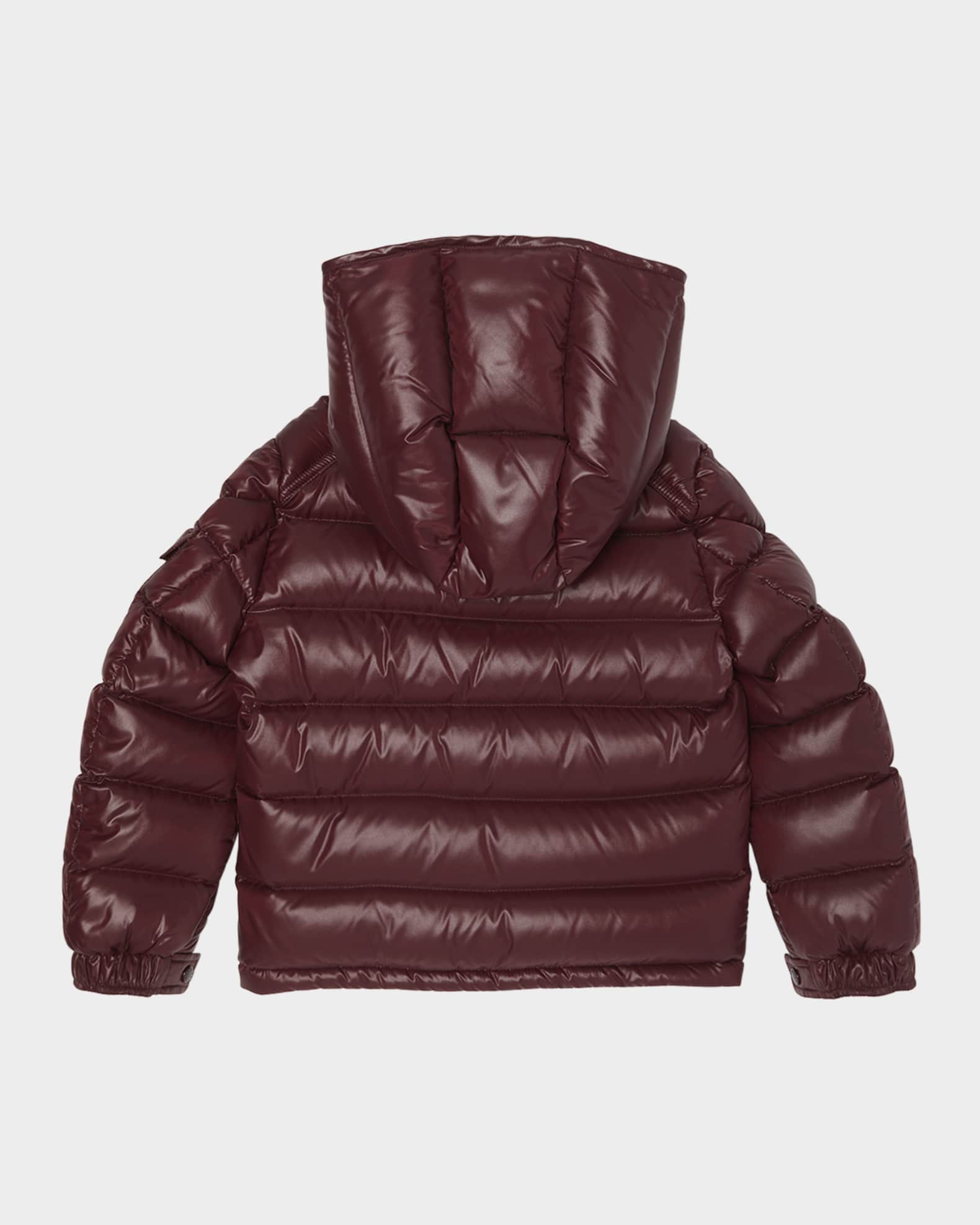 Moncler Boy's Maya Hooded Short Down Jacket, Size 8-10 | Neiman Marcus