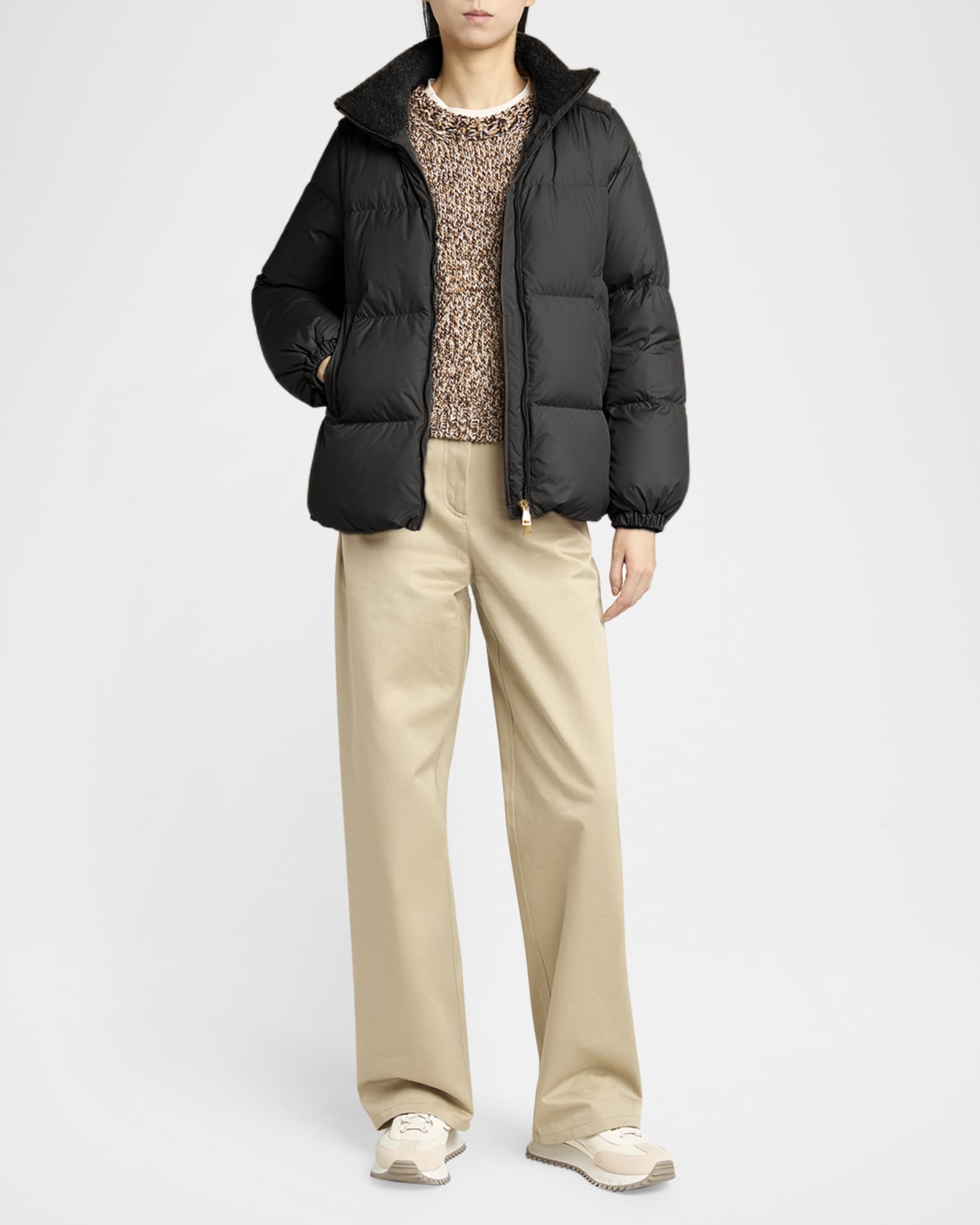 Moncler Esnaie Short Down Jacket | Neiman Marcus