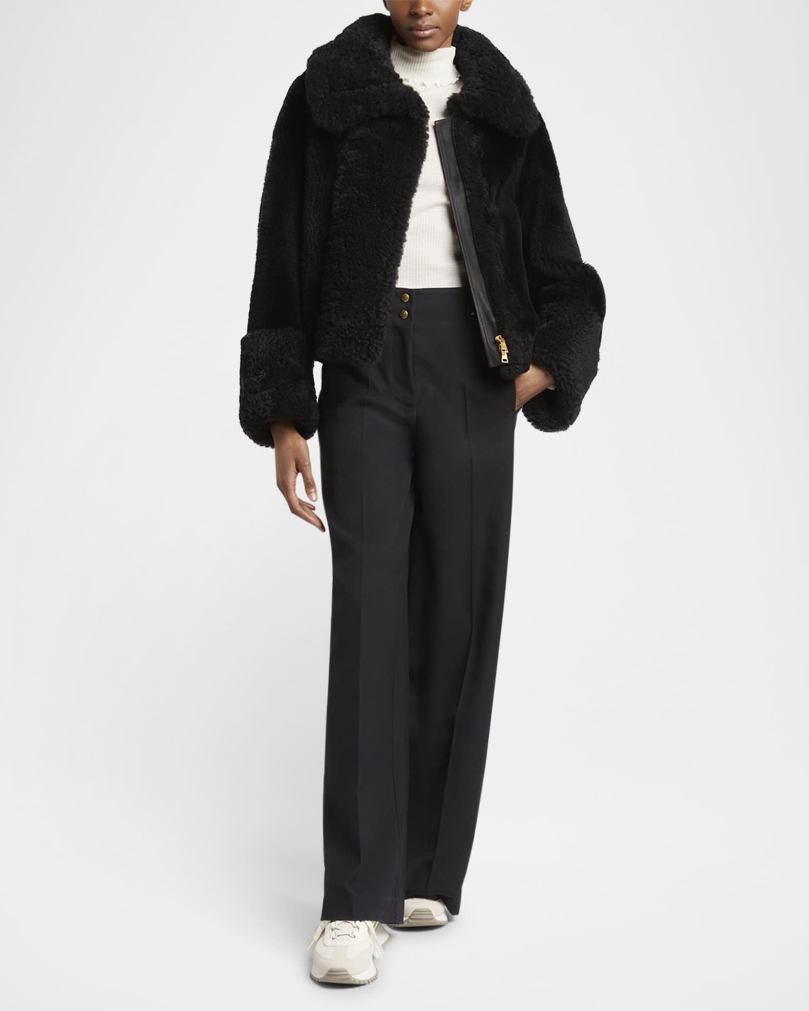 Moncler Gobain Shearling Jacket | Neiman Marcus