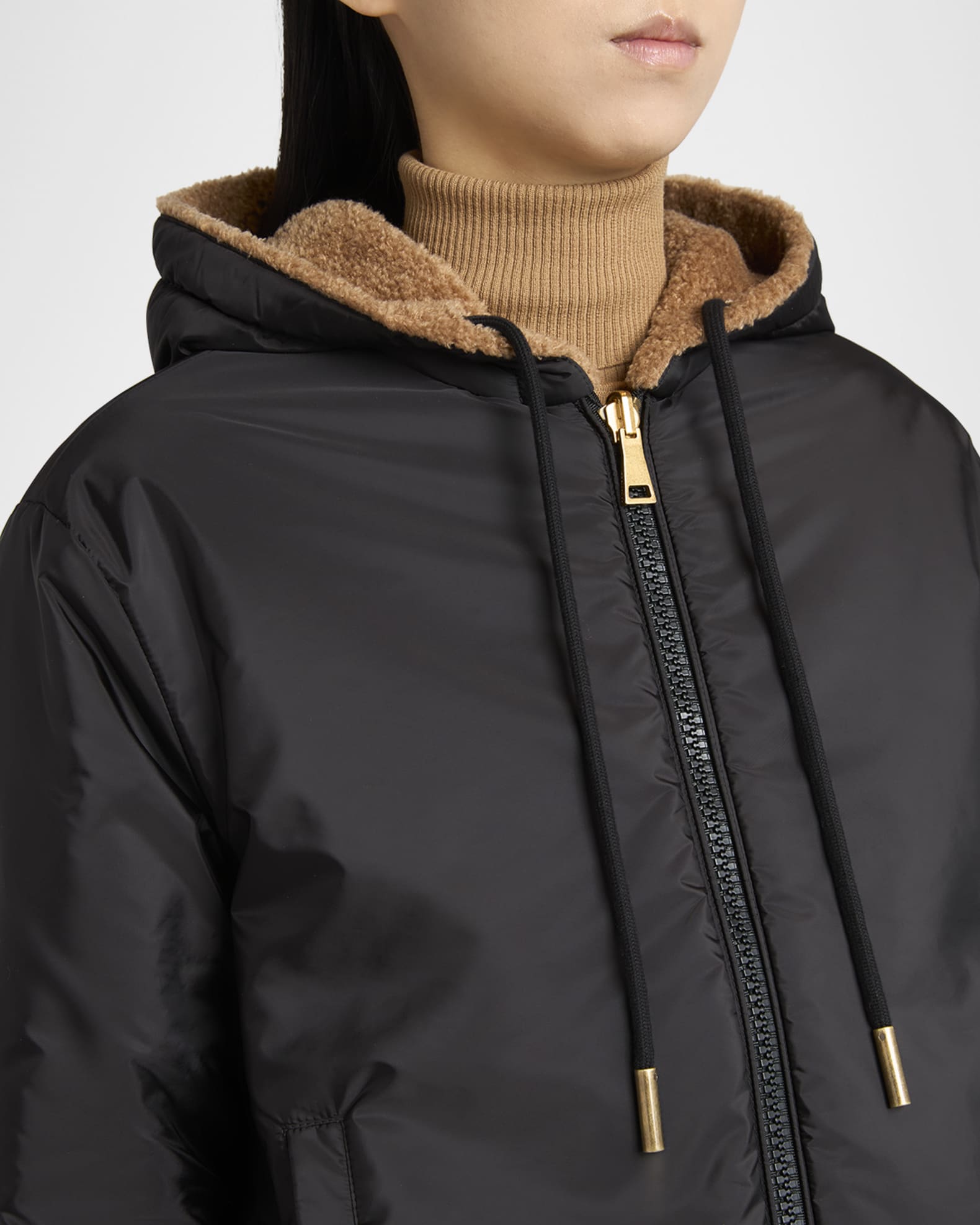 Moncler Reversible Zip-Up Cardigan | Neiman Marcus
