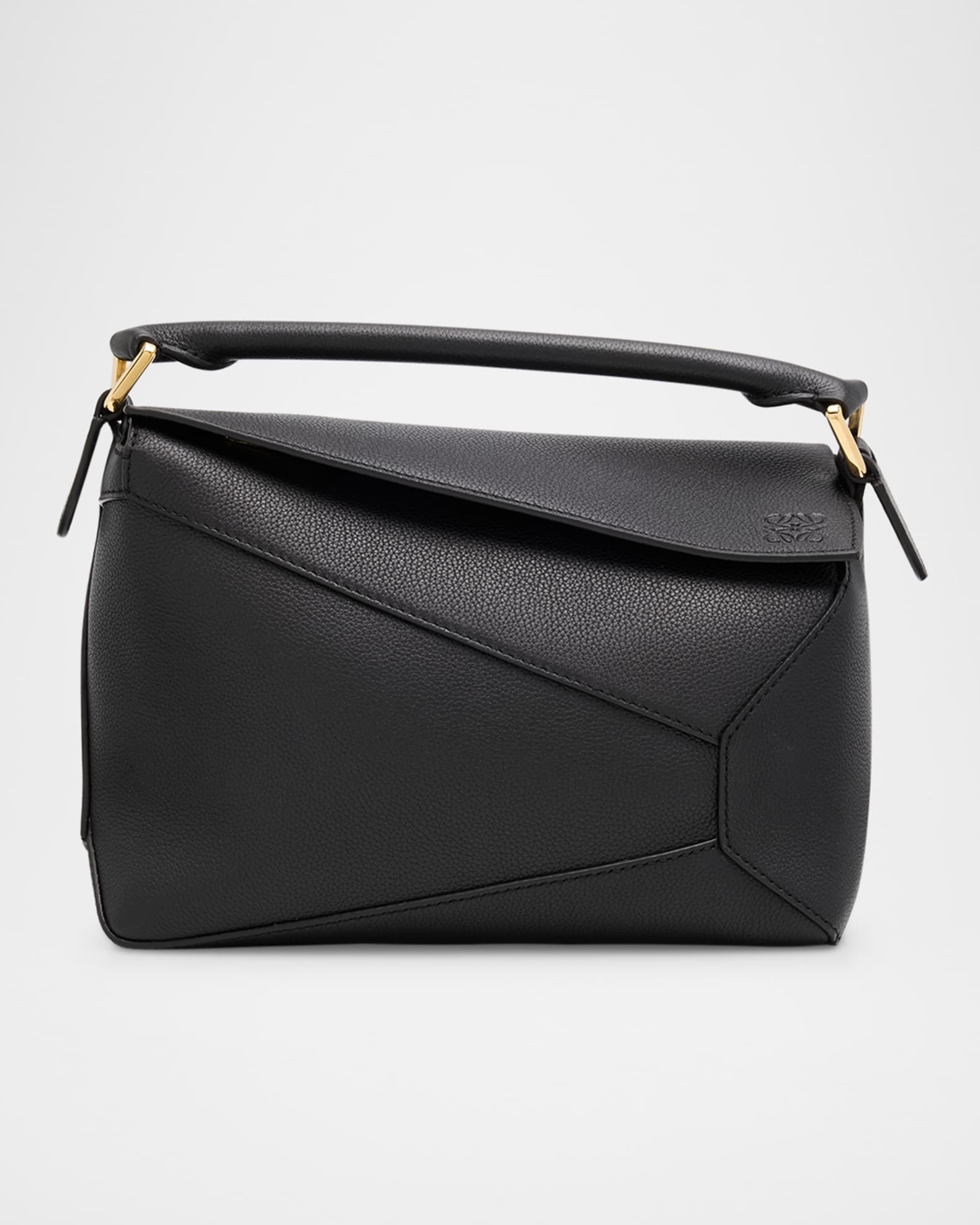 ハンドバッグ LOEWE PUZZLE EDGE SMALL HANDBAG IN GRAINY LEATHER Loewe Puzzle Edge Mini Top-Handle Bag in Grained Leather