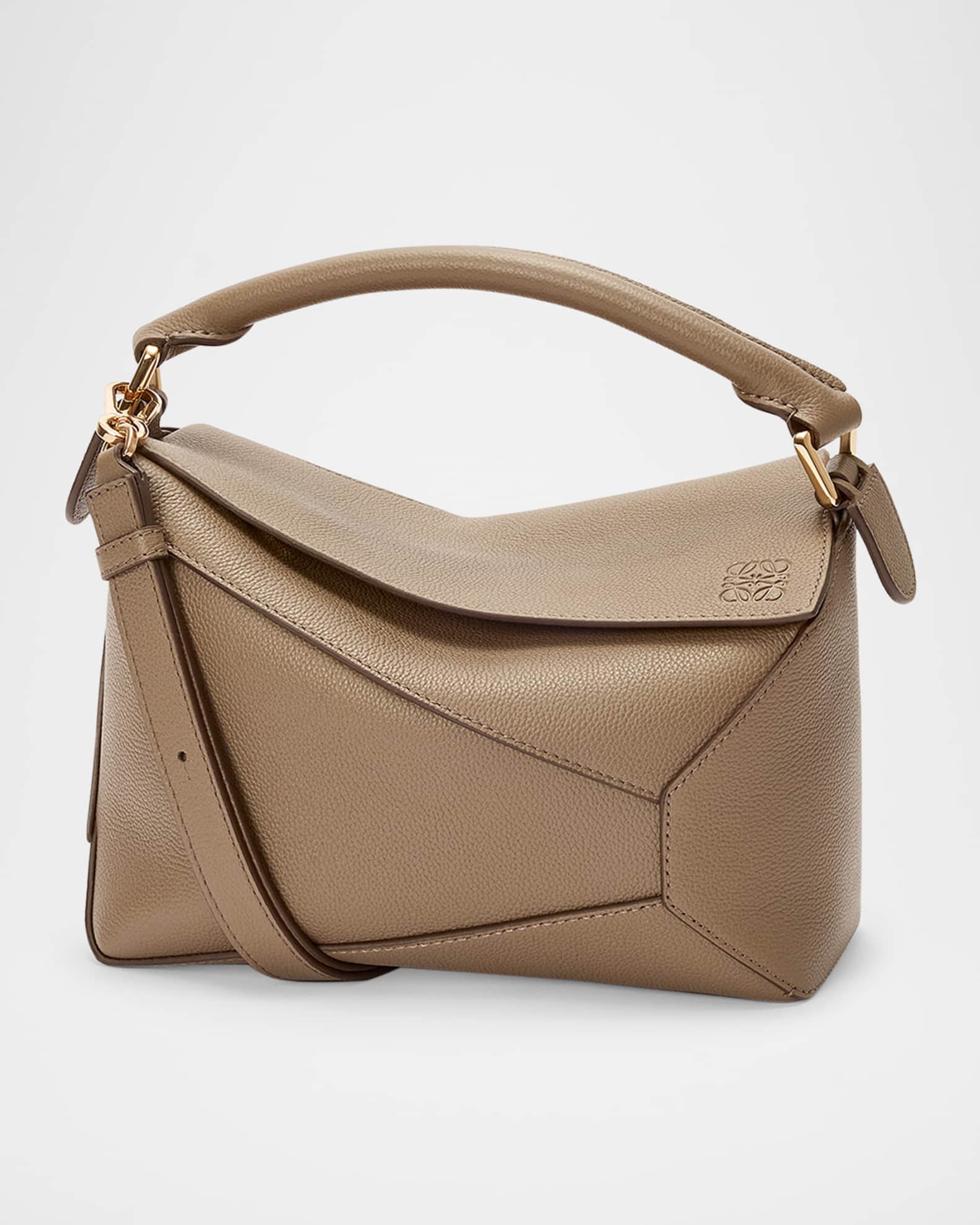 ハンドバッグ LOEWE PUZZLE EDGE SMALL HANDBAG IN GRAINY LEATHER Loewe Puzzle Edge Small Top-Handle Bag in Grain Leather