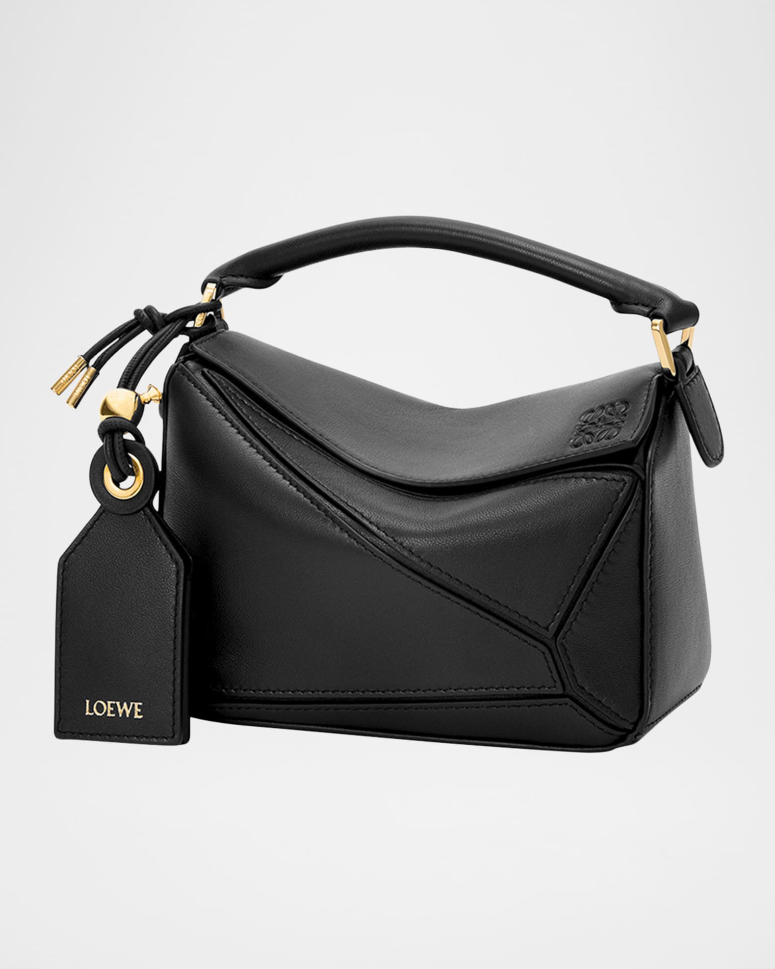 Loewe Puzzle Mini Top-Handle Bag in Nappa Leather | Neiman Marcus