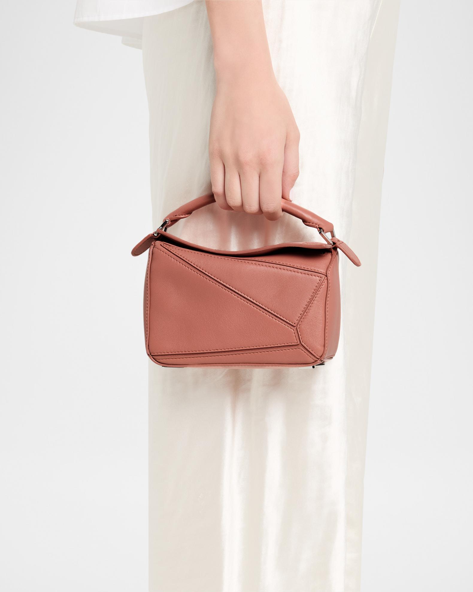 Puzzle Mini Top-Handle Bag in Nappa Leather | Neiman Marcus