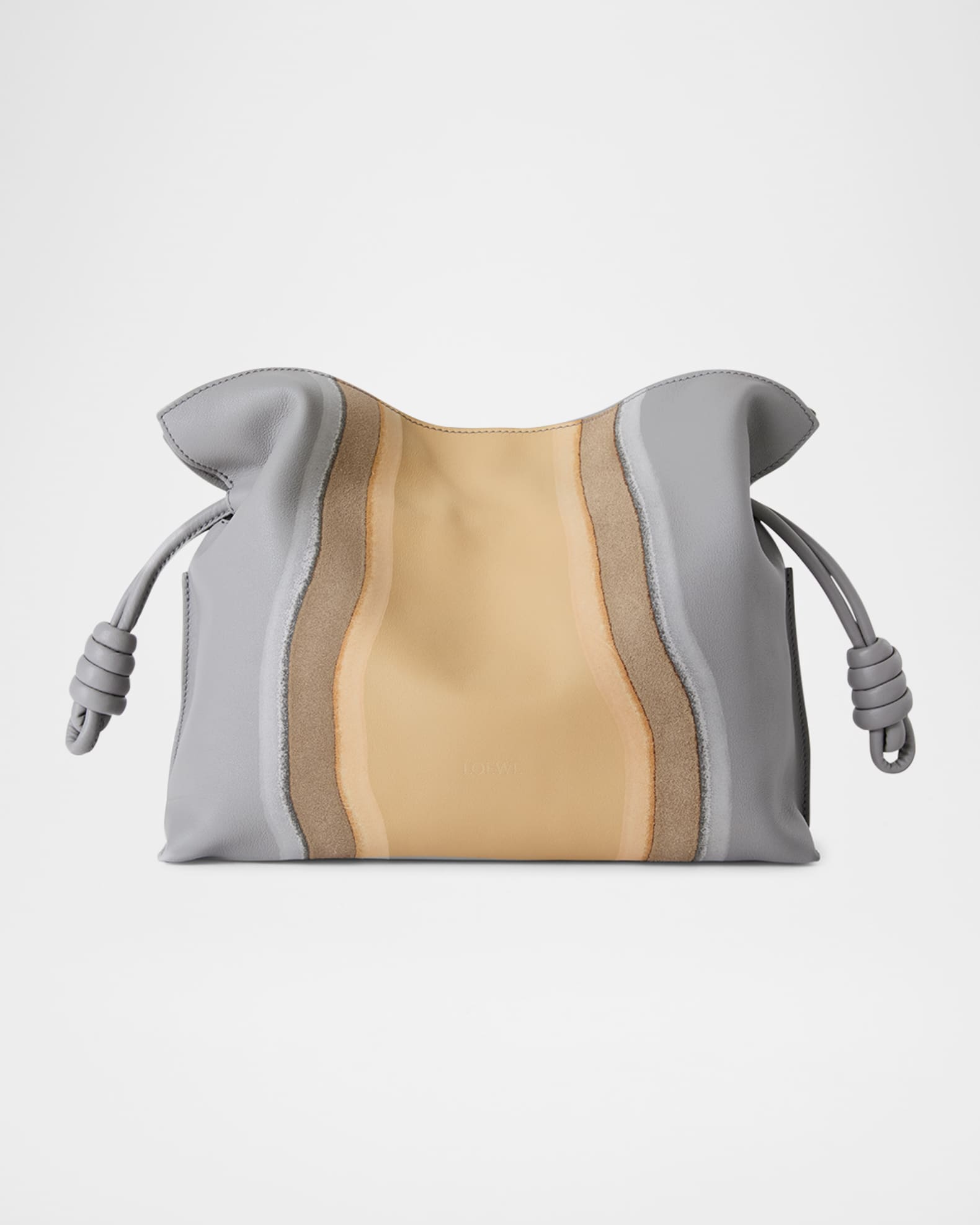 クラッチバッグ LOEWE CLUTCH FLAMENCO MEDIA IN NAPPA Medium Flamenco purse in mellow nappa lambskin Green - LOEWE