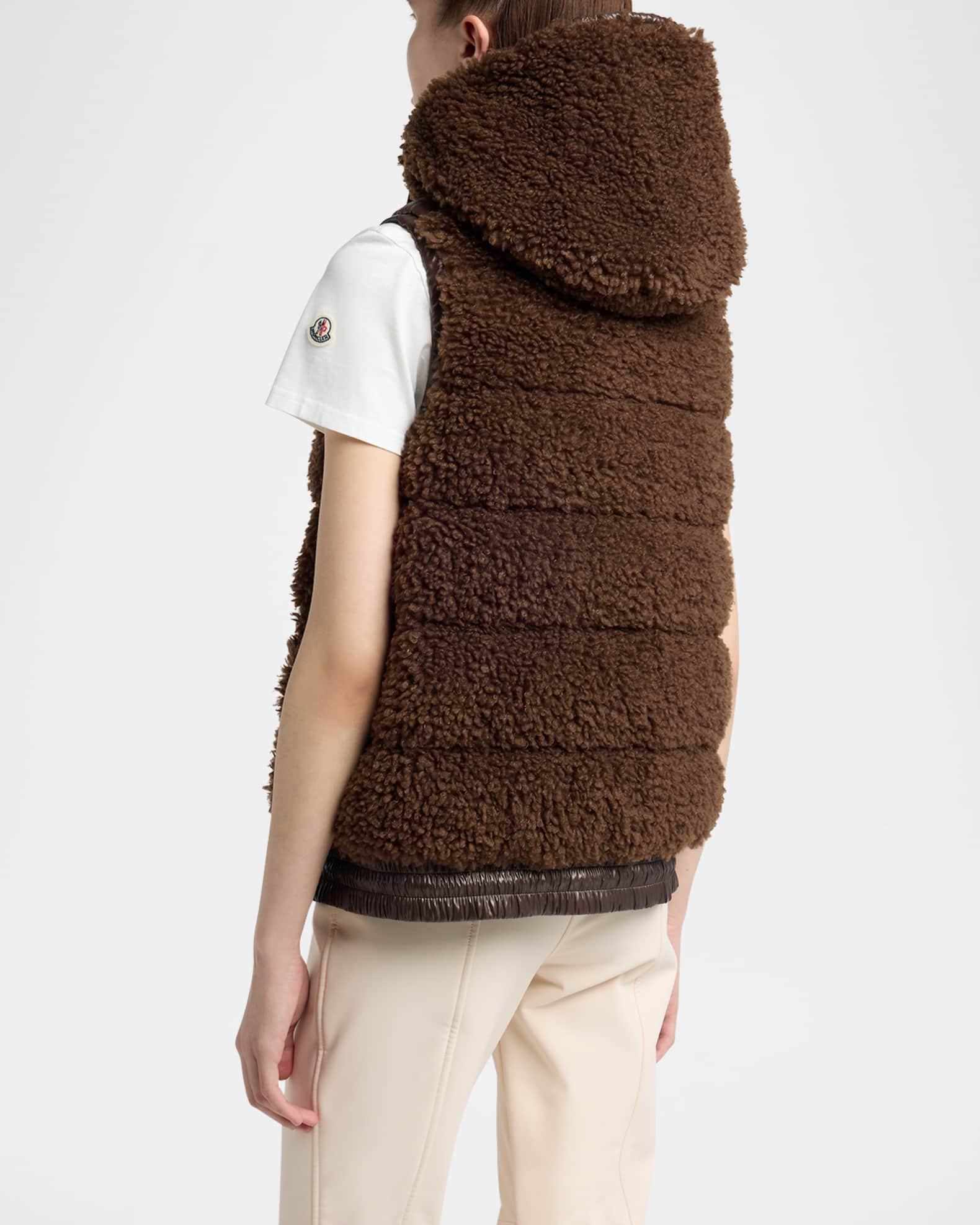 Moncler Grenoble Teddy Padded Vest | Neiman Marcus
