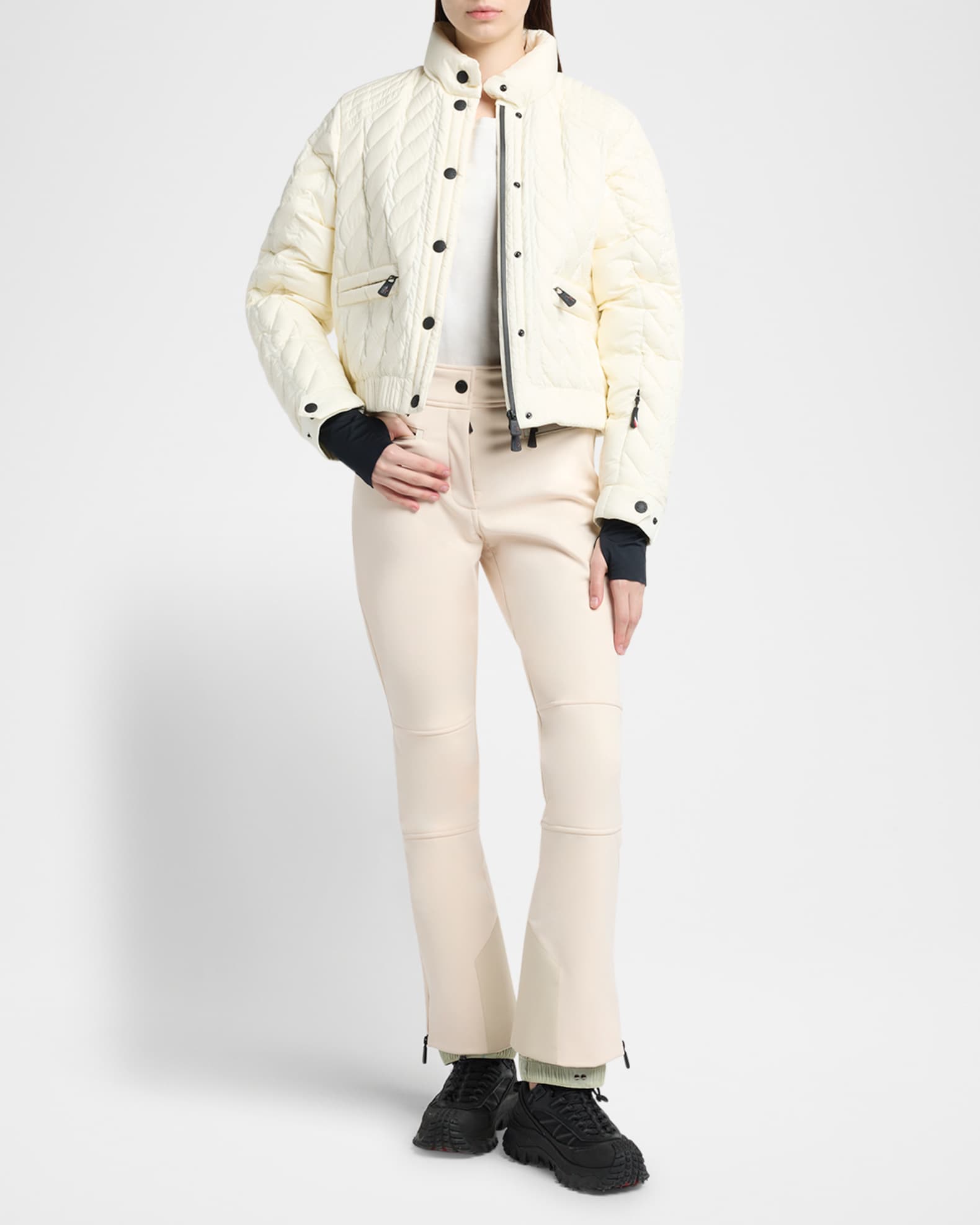 Moncler Grenoble Anaga Quilted Down Ski Jacket | Neiman Marcus
