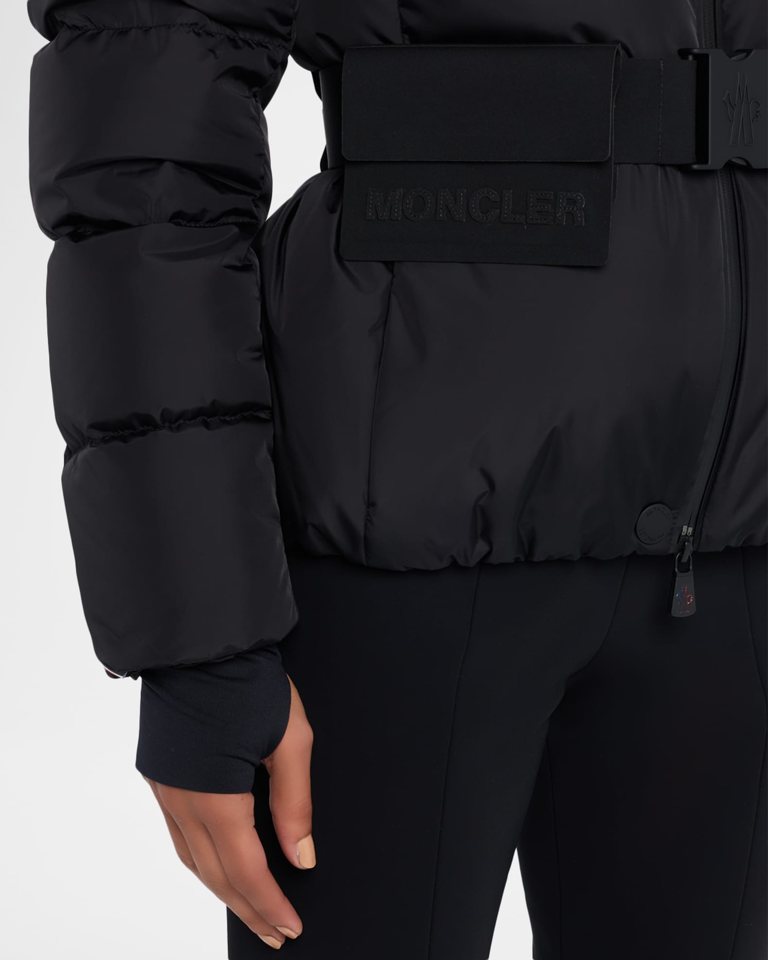 Moncler Grenoble Bouquetin Hooded Down Ski Jacket | Neiman Marcus