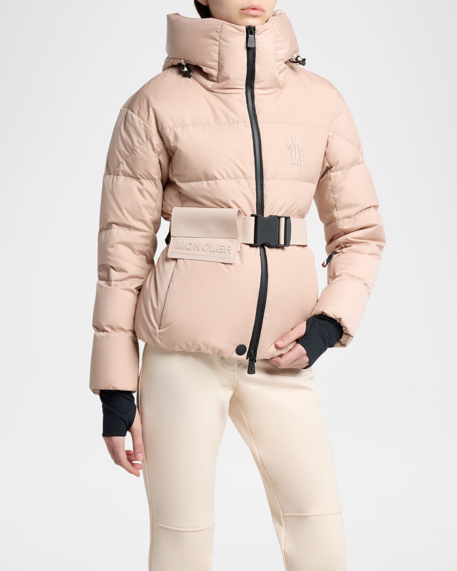 Moncler Grenoble Bouquetin Hooded Down Ski Jacket | Neiman Marcus