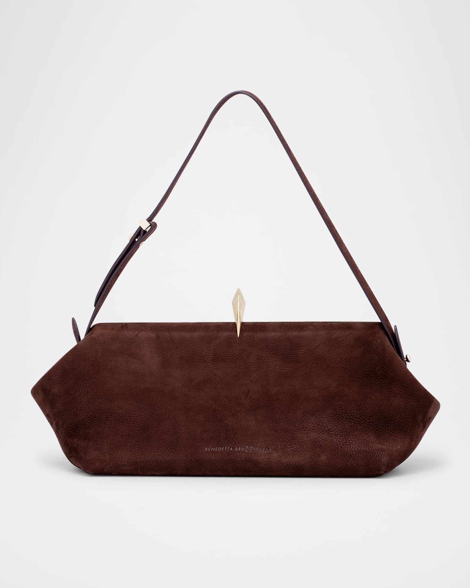 Benedetta Bruzziches Sophia Suede Shoulder Bag | Neiman Marcus