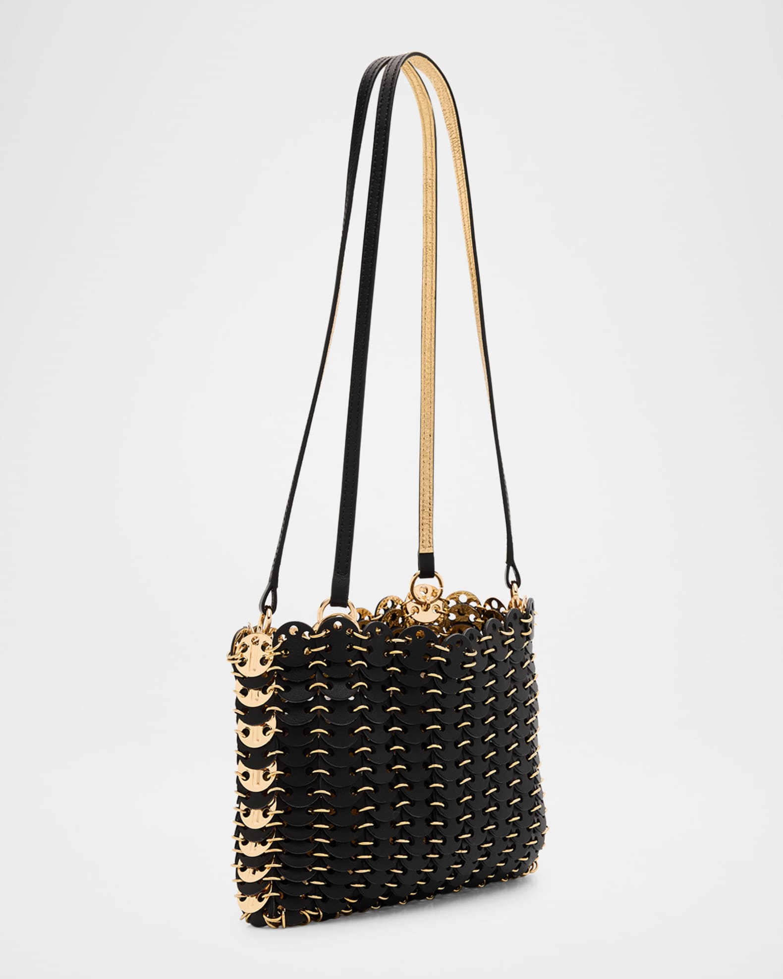 Rabanne Sac a Main Reversible Disc Shoulder Bag | Neiman Marcus
