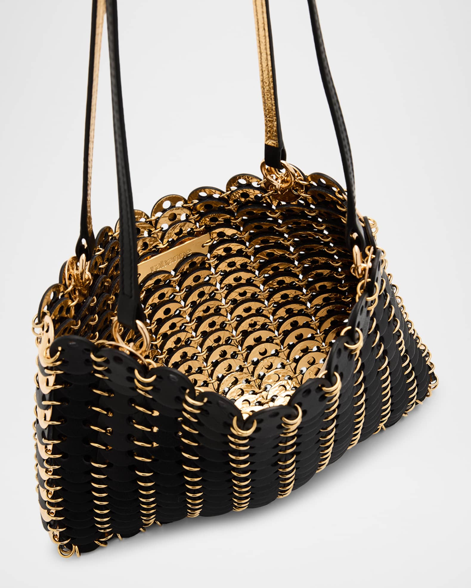 Rabanne Sac a Main Reversible Disc Shoulder Bag | Neiman Marcus