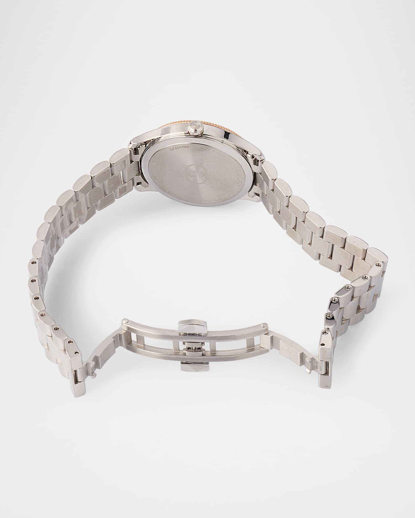 稀少 GUCCI(グッチ) G-Timeless Diamond Ladies Watch Gucci G-Timeless Slim Watch with Diamonds and Bracelet Strap