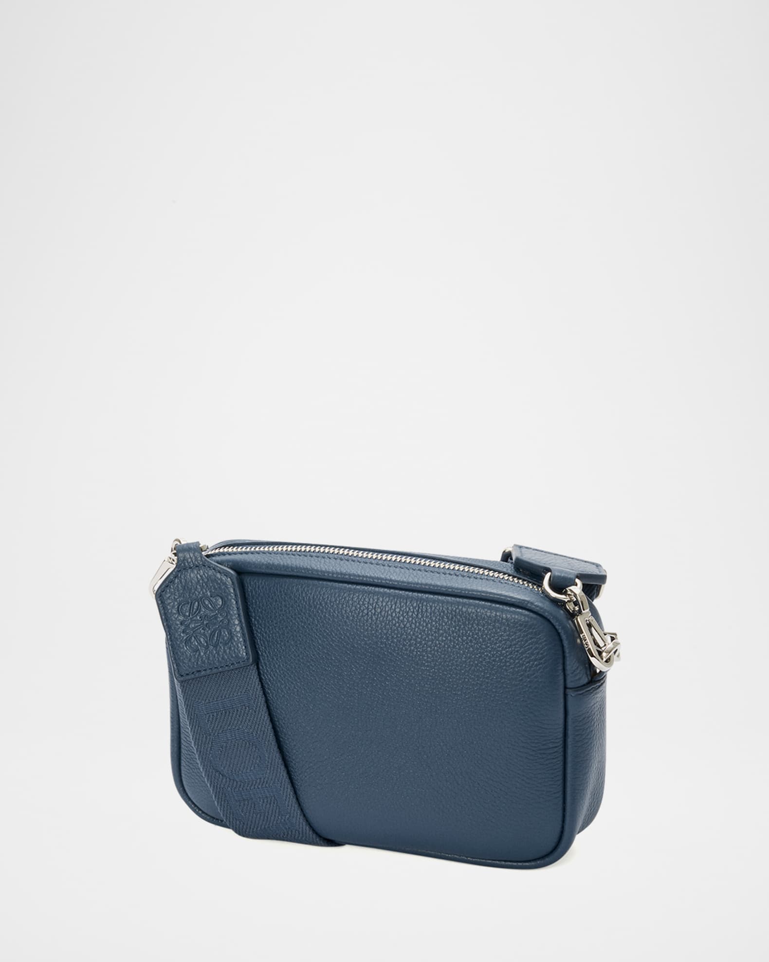 Men's Pebble Leather Camera Bag  1