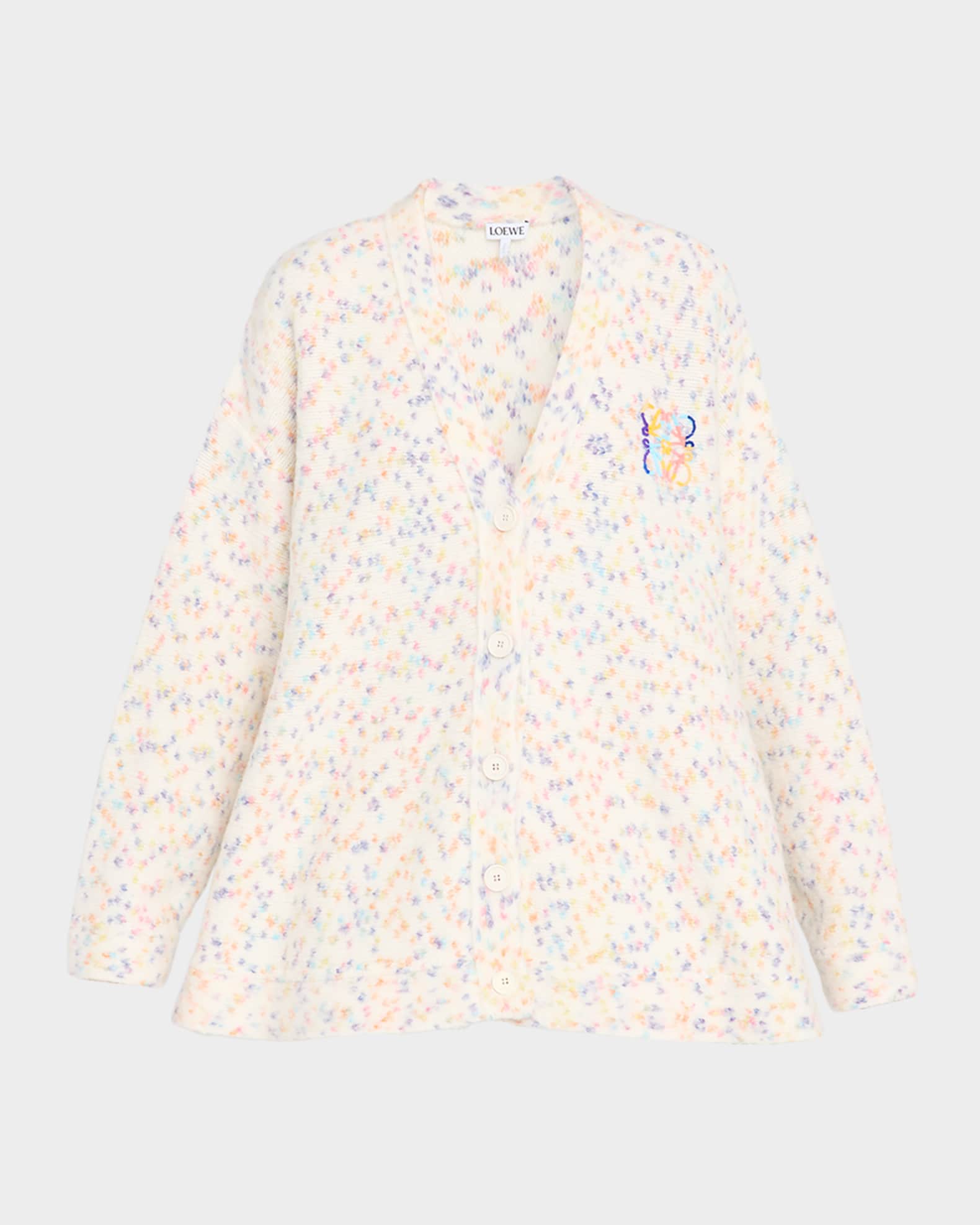 Anagram V-Neck Trapeze Cardigan 0