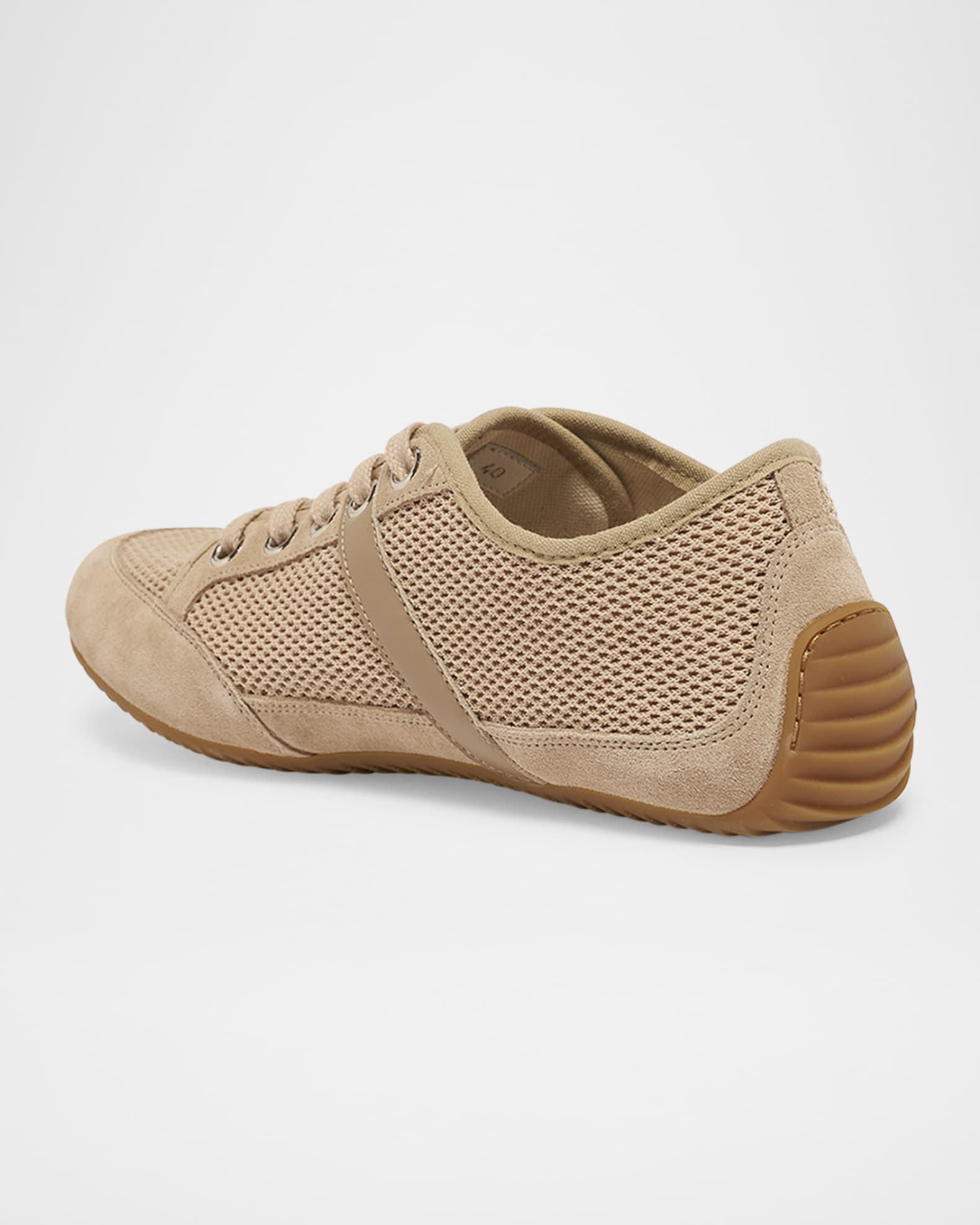 【関税&送料込】Givenchy Sand Fabric And Leather Sneakers Givenchy Fabric and leather sneakers with intentional