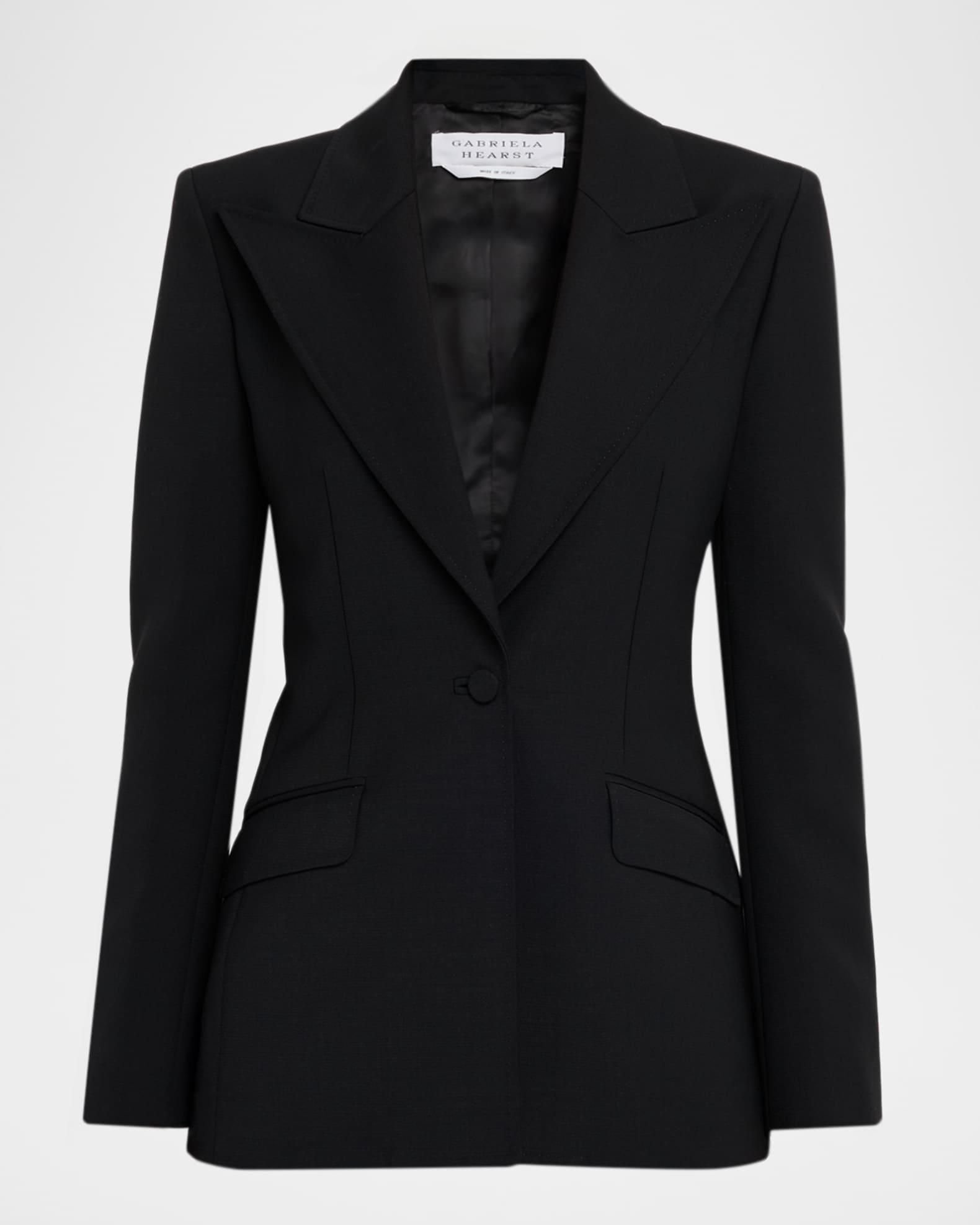 Leiva Single-Breasted Blazer Jacket 0
