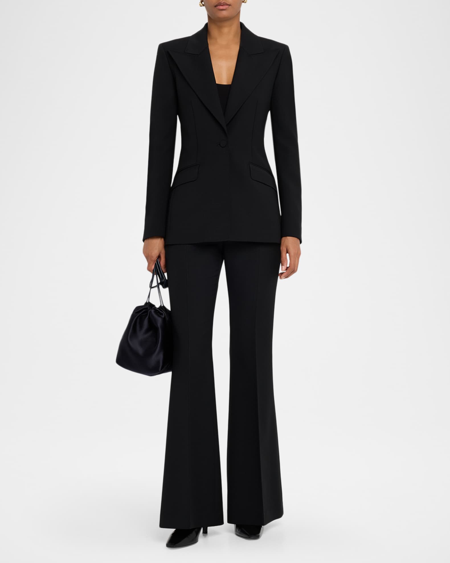 Rhein Wool Flare Pants 1
